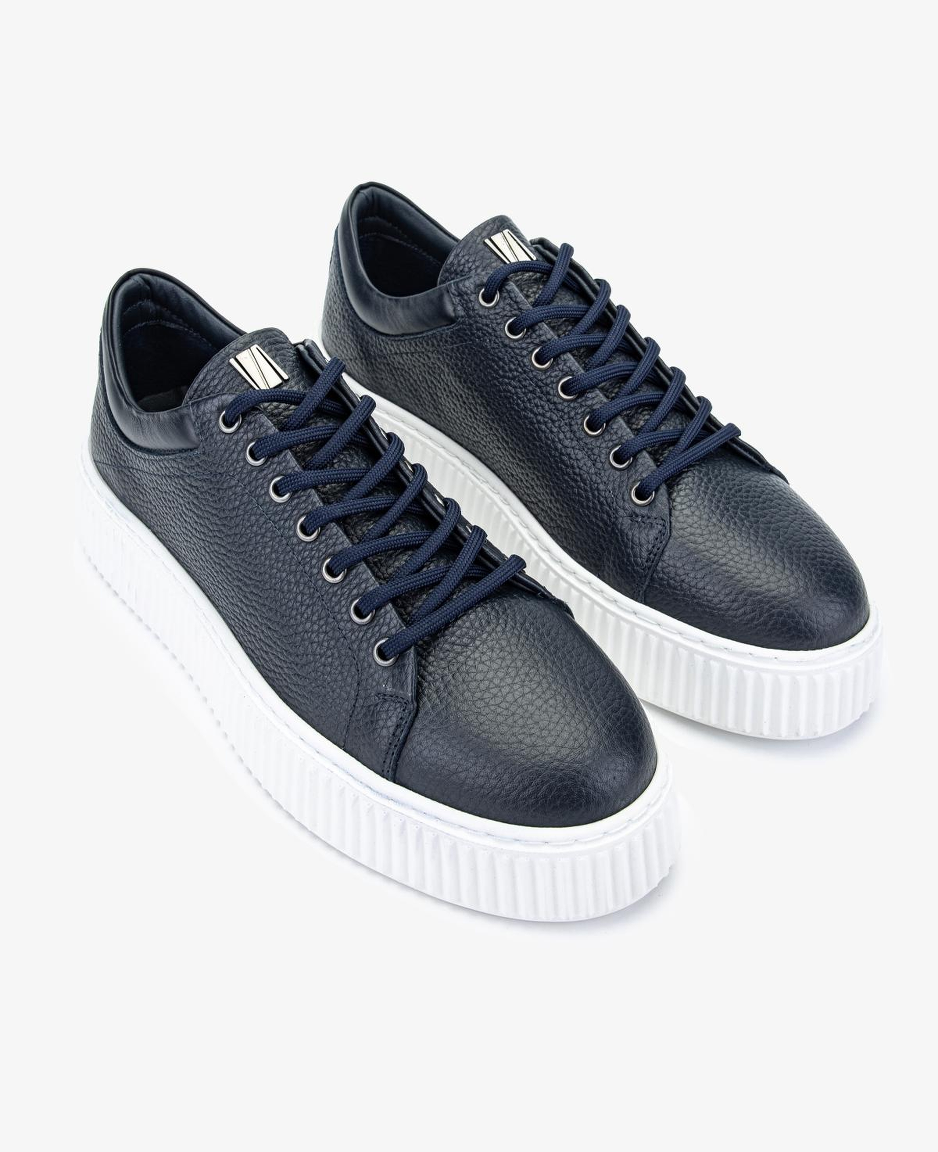 Valmenti Erkek Hakiki Deri Lacivert Sneakers & Spor Ayakkabı