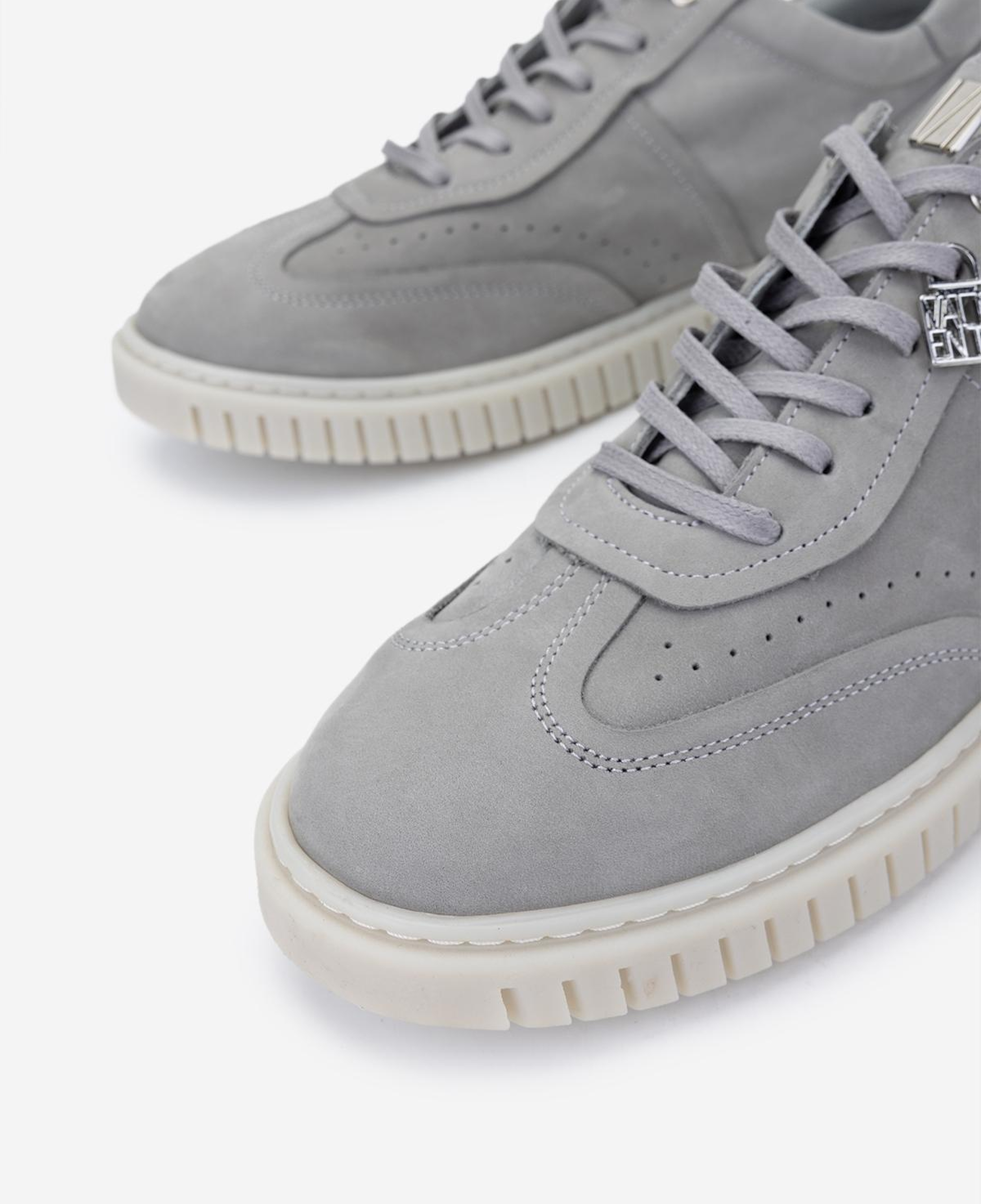 Valmenti Erkek Hakiki Deri Gri Nubuk Sneakers & Spor Ayakkabı