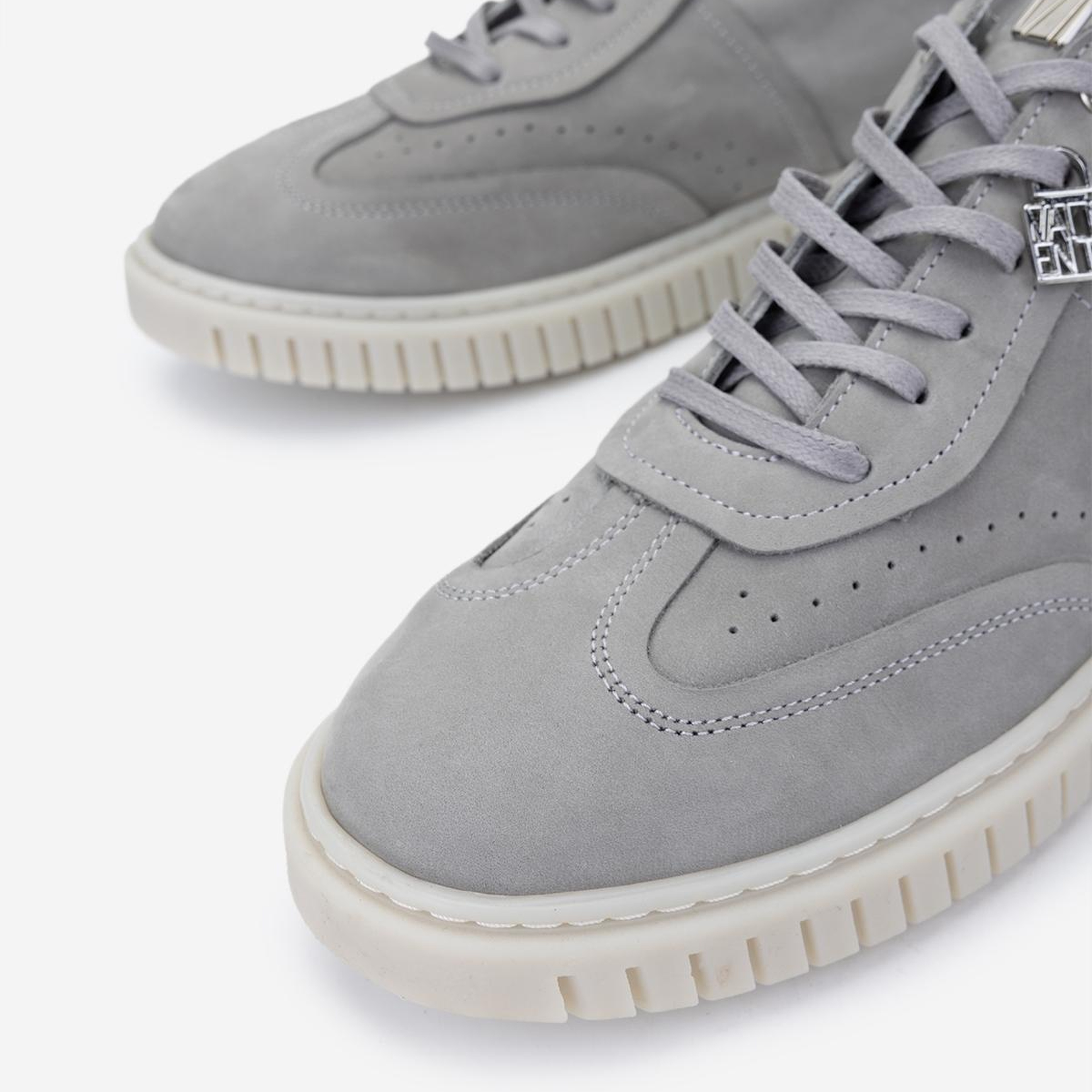 Valmenti Erkek Hakiki Deri Gri Nubuk Sneakers & Spor Ayakkabı