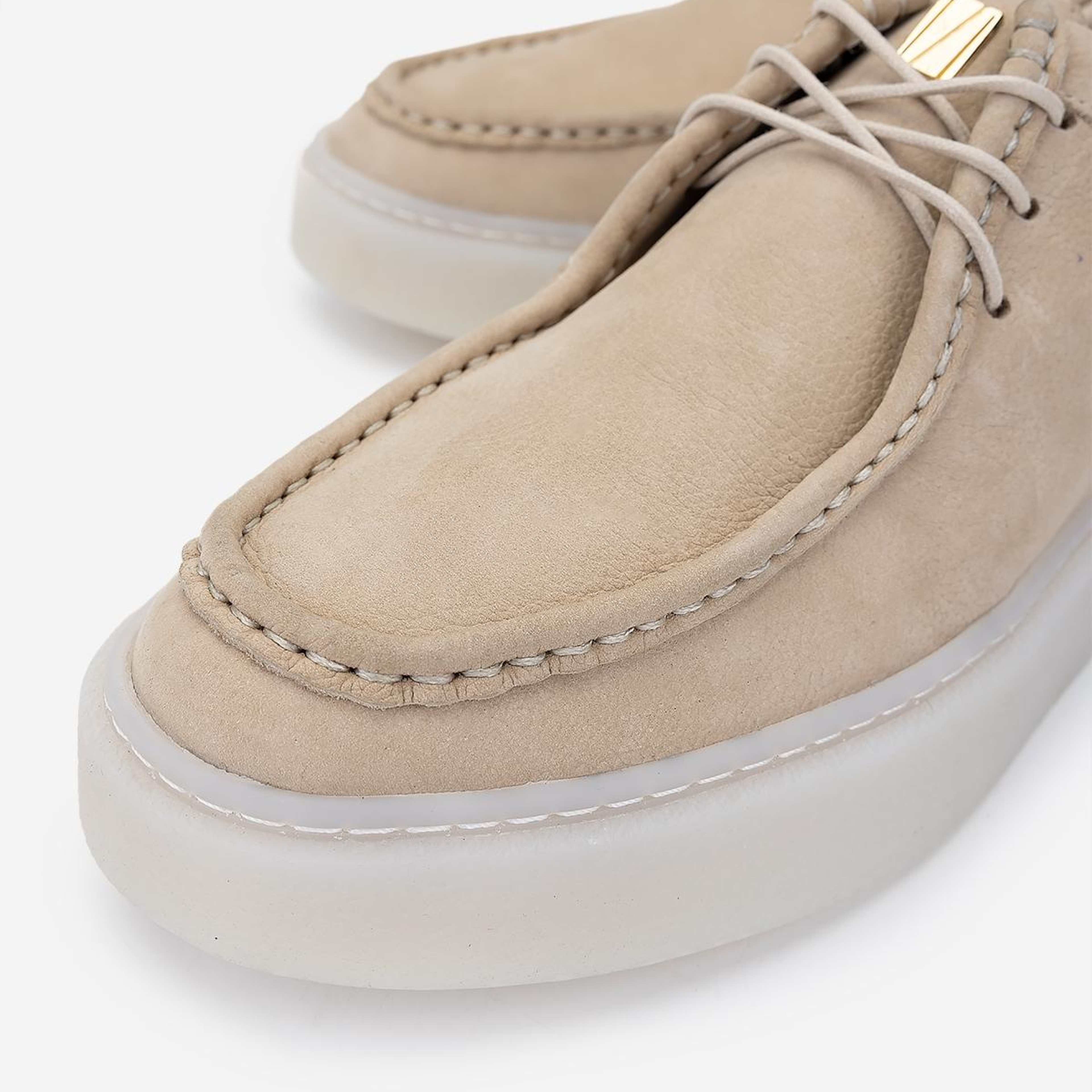 Valmenti Erkek Hakiki Deri Bej Sneakers & Spor Ayakkabı