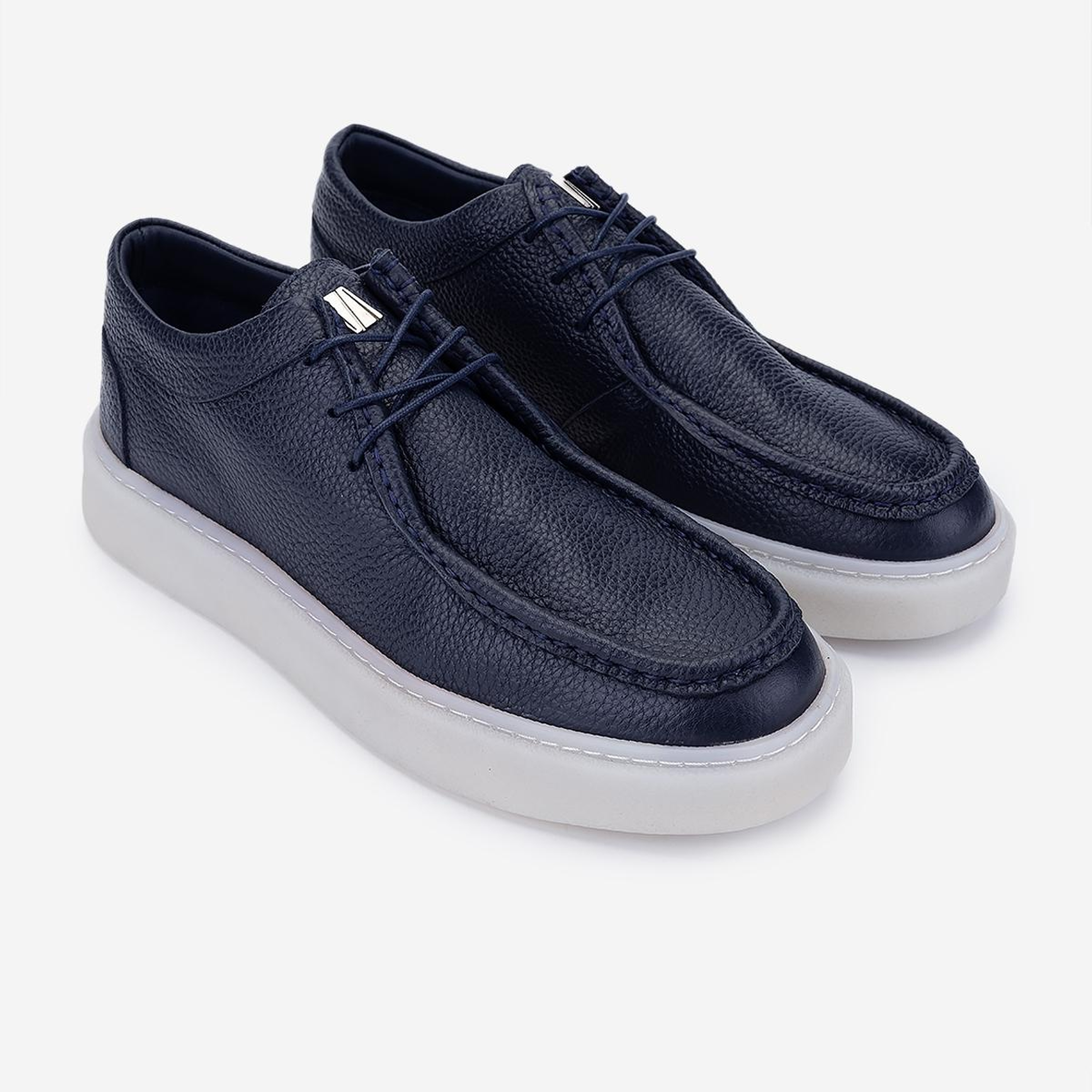 Valmenti Erkek Hakiki Deri Lacivert Sneakers & Spor Ayakkabı