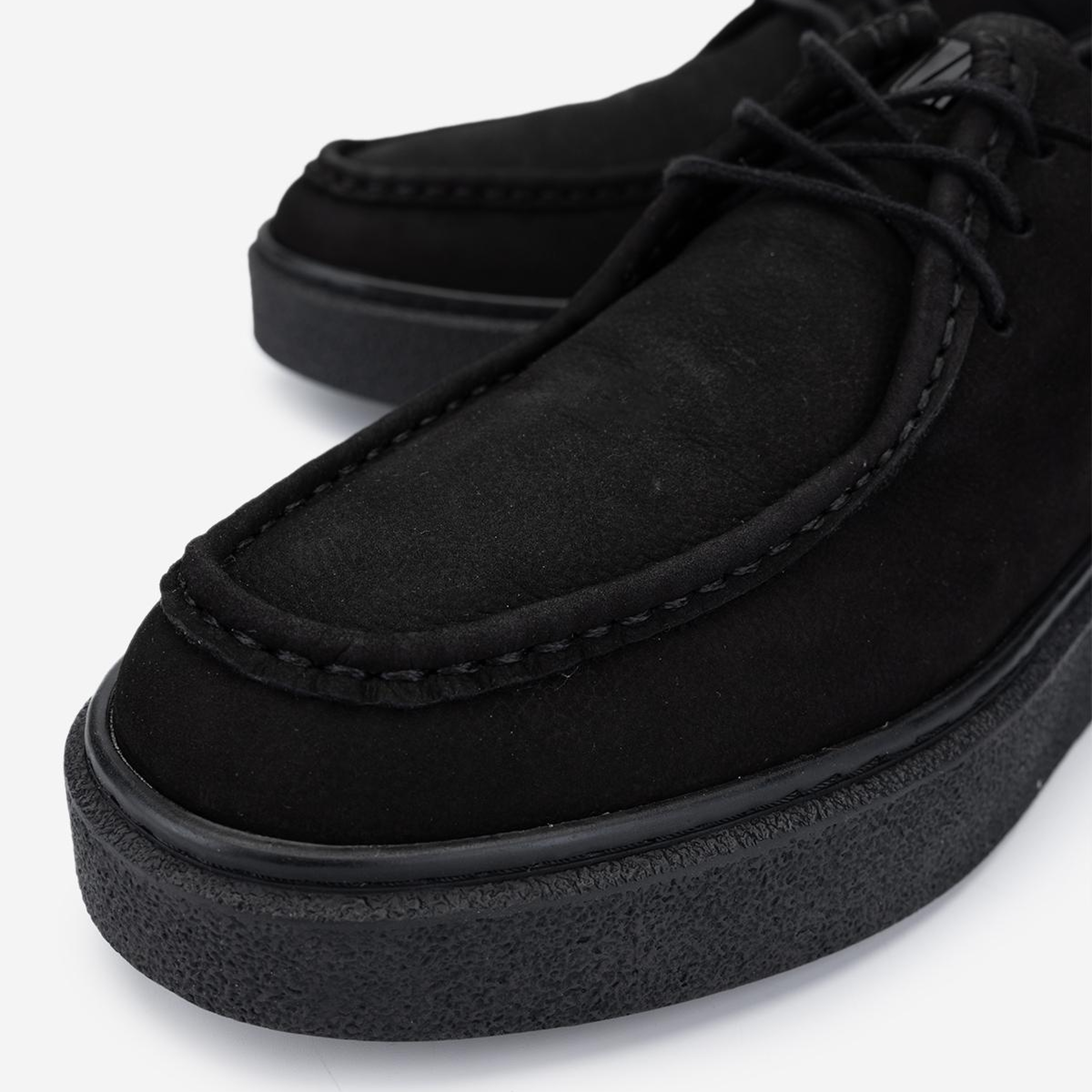 Valmenti Erkek Hakiki Deri Siyah Nubuk Sneakers & Spor Ayakkabı