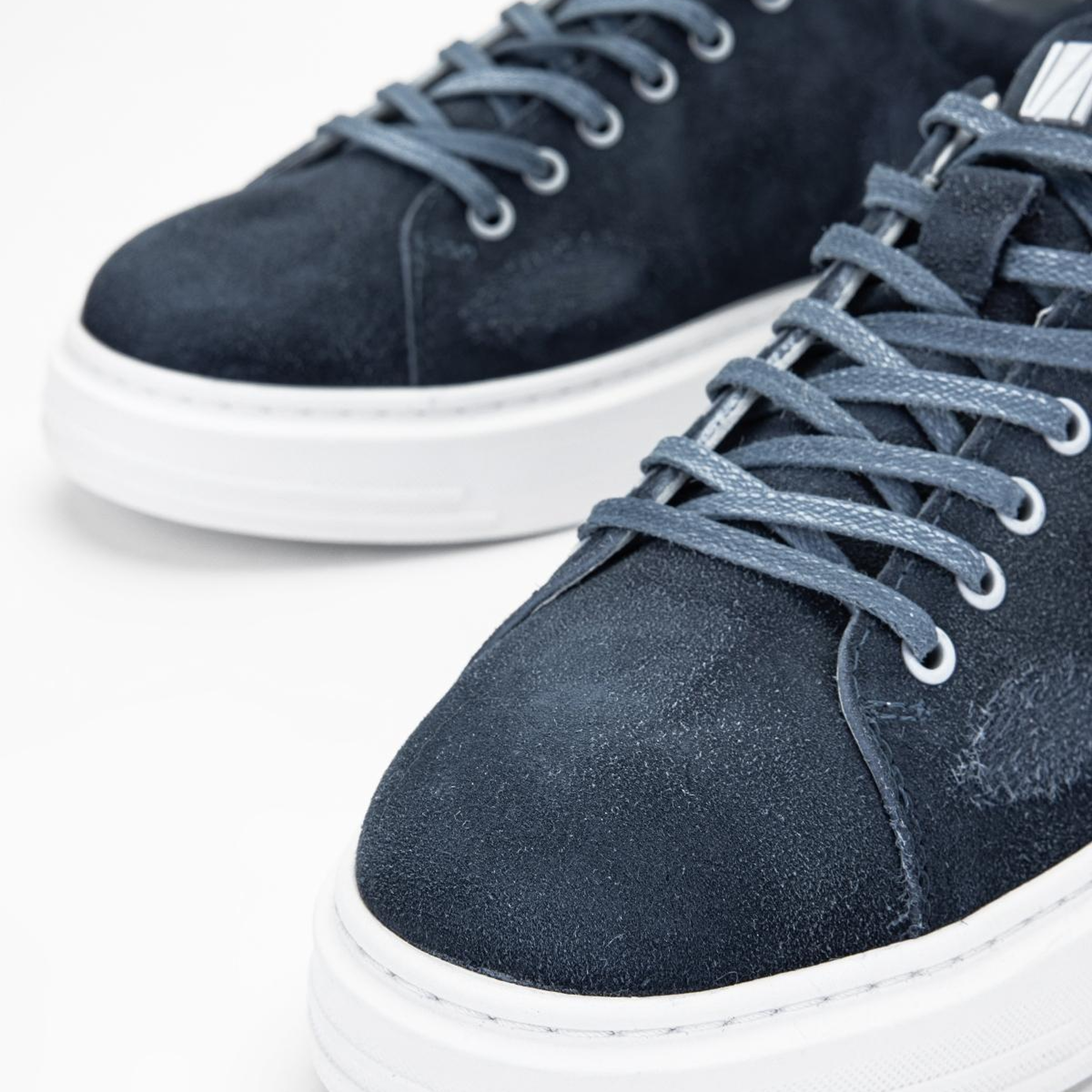 Valmenti Erkek Hakiki Deri Lacivert Süet Sneakers & Spor Ayakkabı