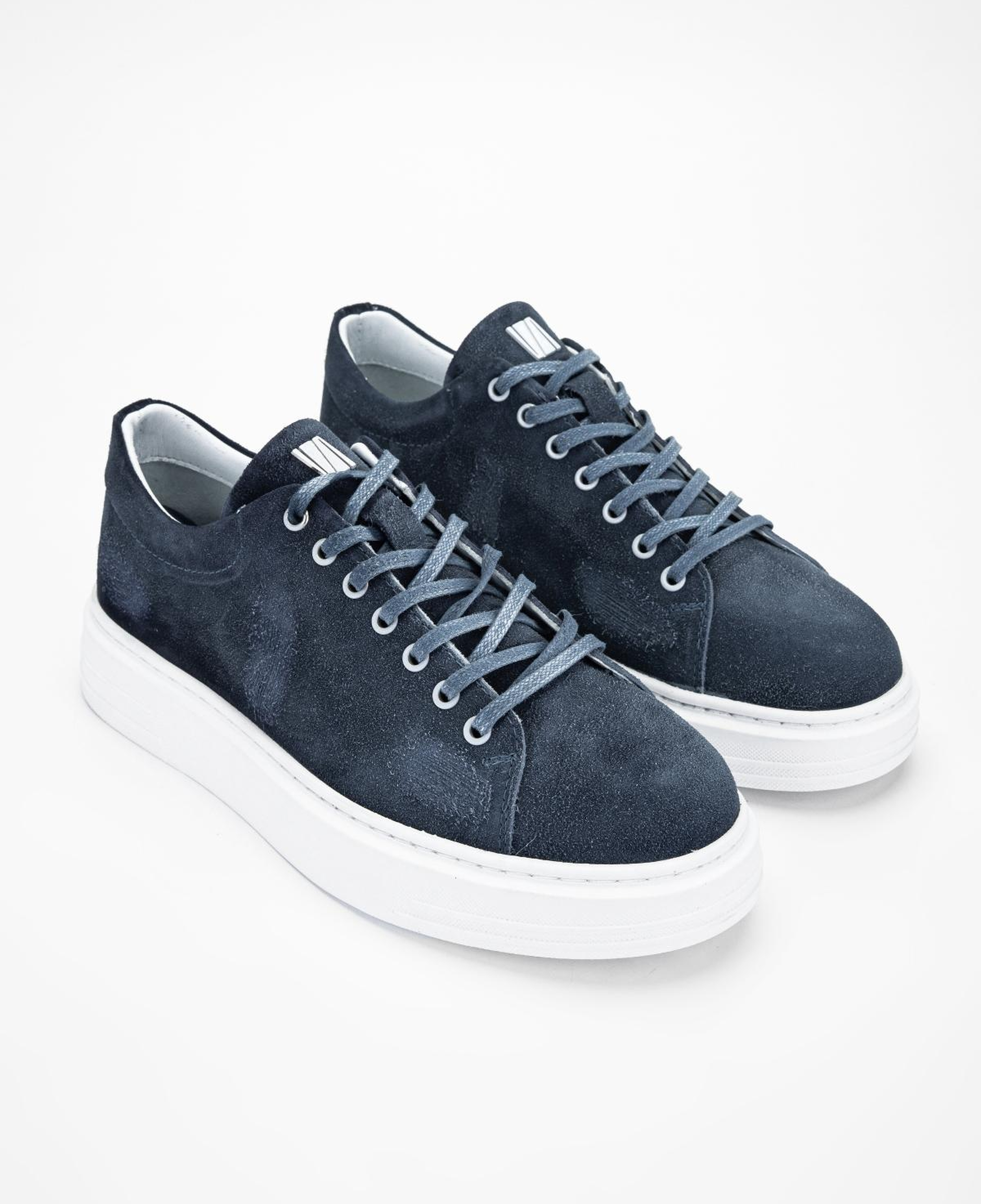 Valmenti Erkek Hakiki Deri Lacivert Süet Sneakers & Spor Ayakkabı