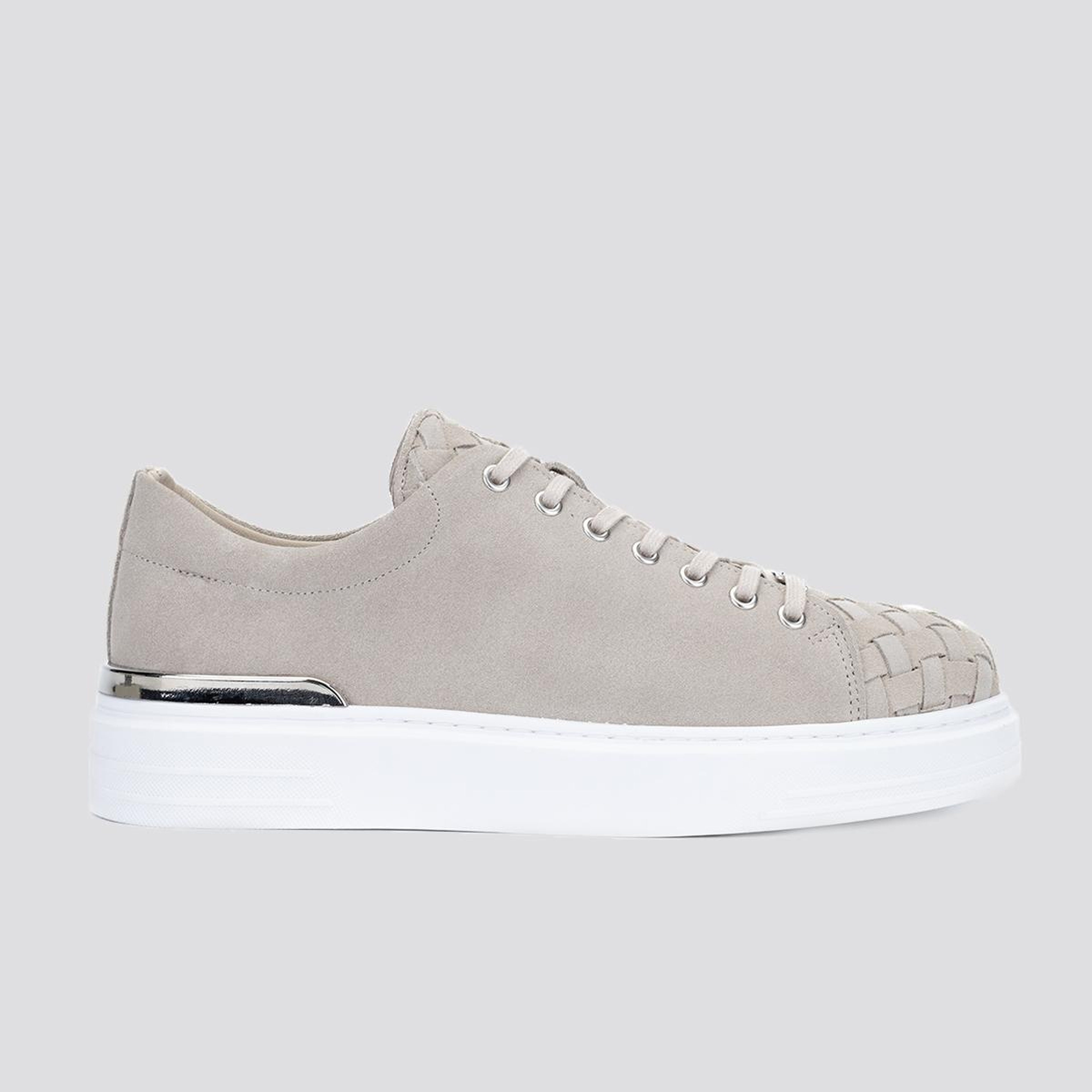 Valmenti Erkek Hakiki Deri Bej Süet Sneakers & Spor Ayakkabı