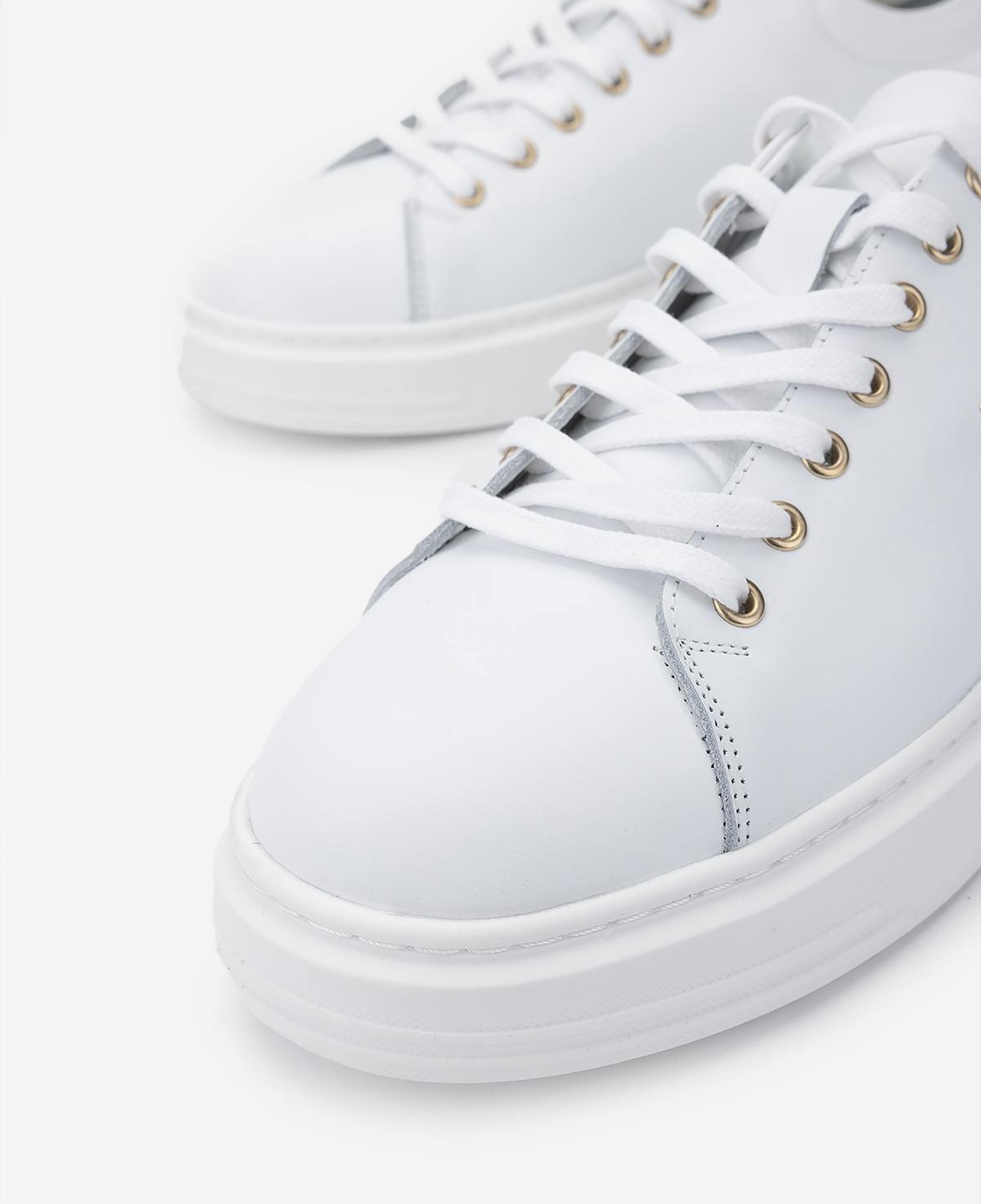 Valmenti Erkek Hakiki Deri Beyaz Sneakers & Spor Ayakkabı