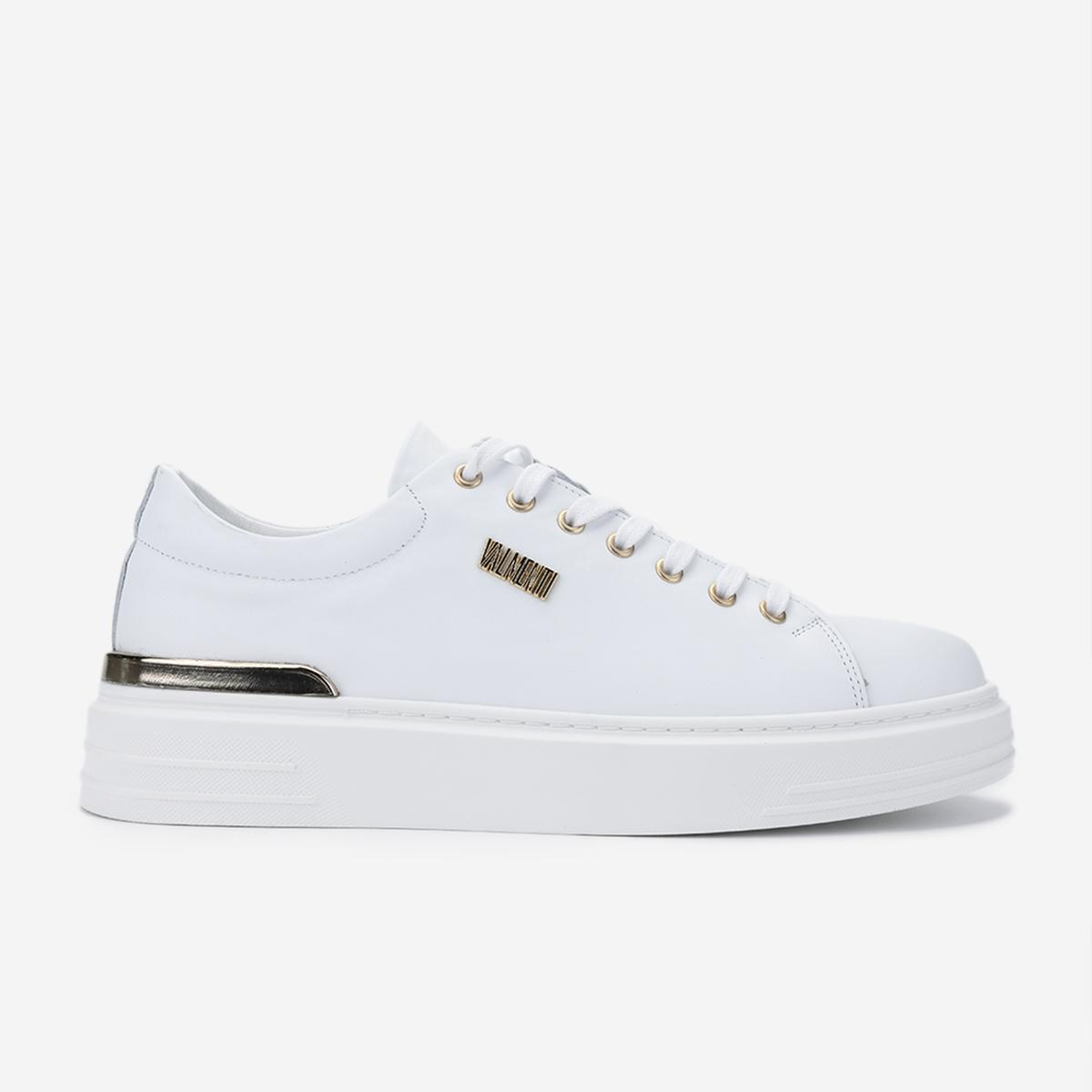 Valmenti Erkek Hakiki Deri Beyaz Sneakers & Spor Ayakkabı