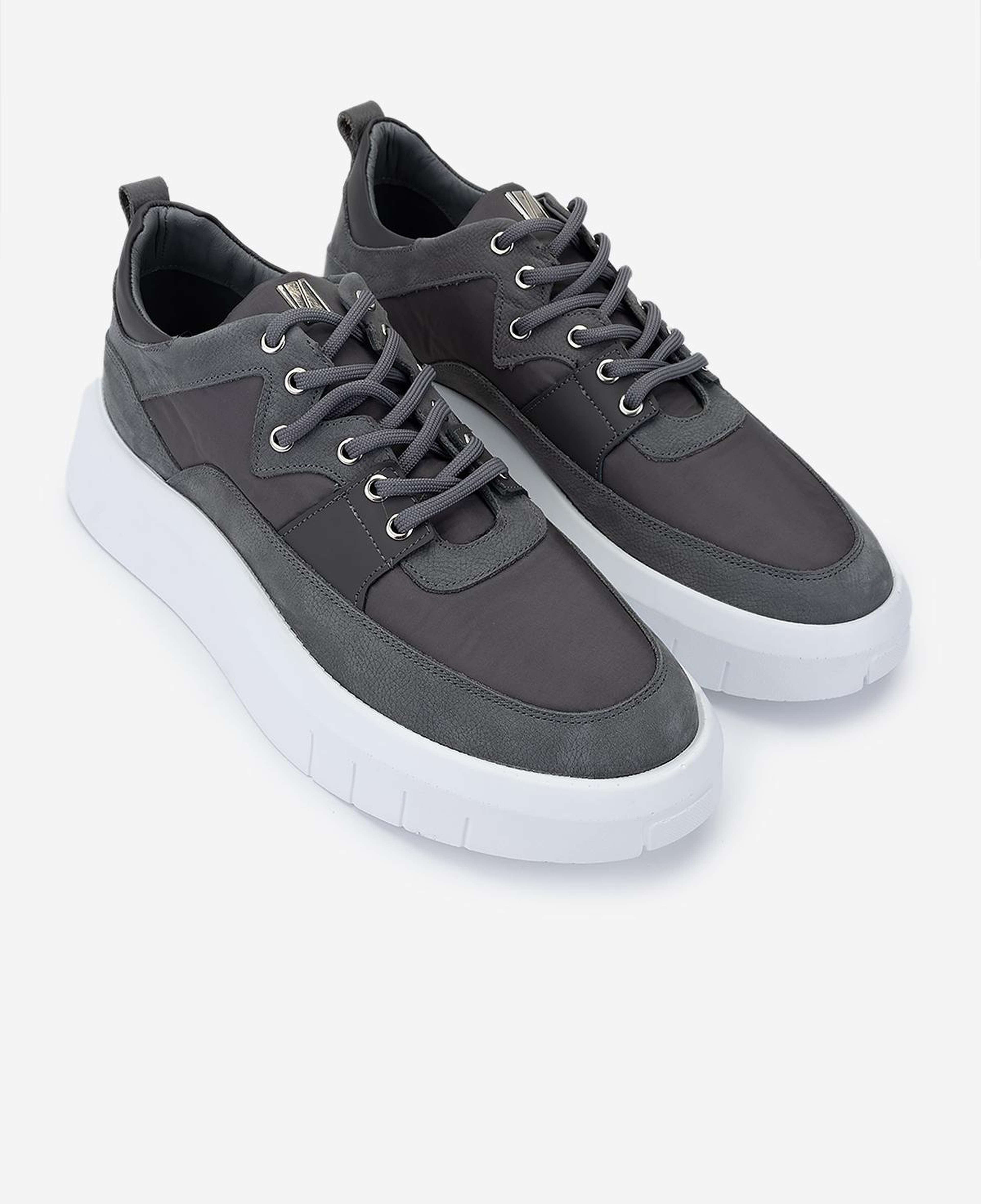 Valmenti Erkek Hakiki Deri Gri Sneakers & Spor Ayakkabı