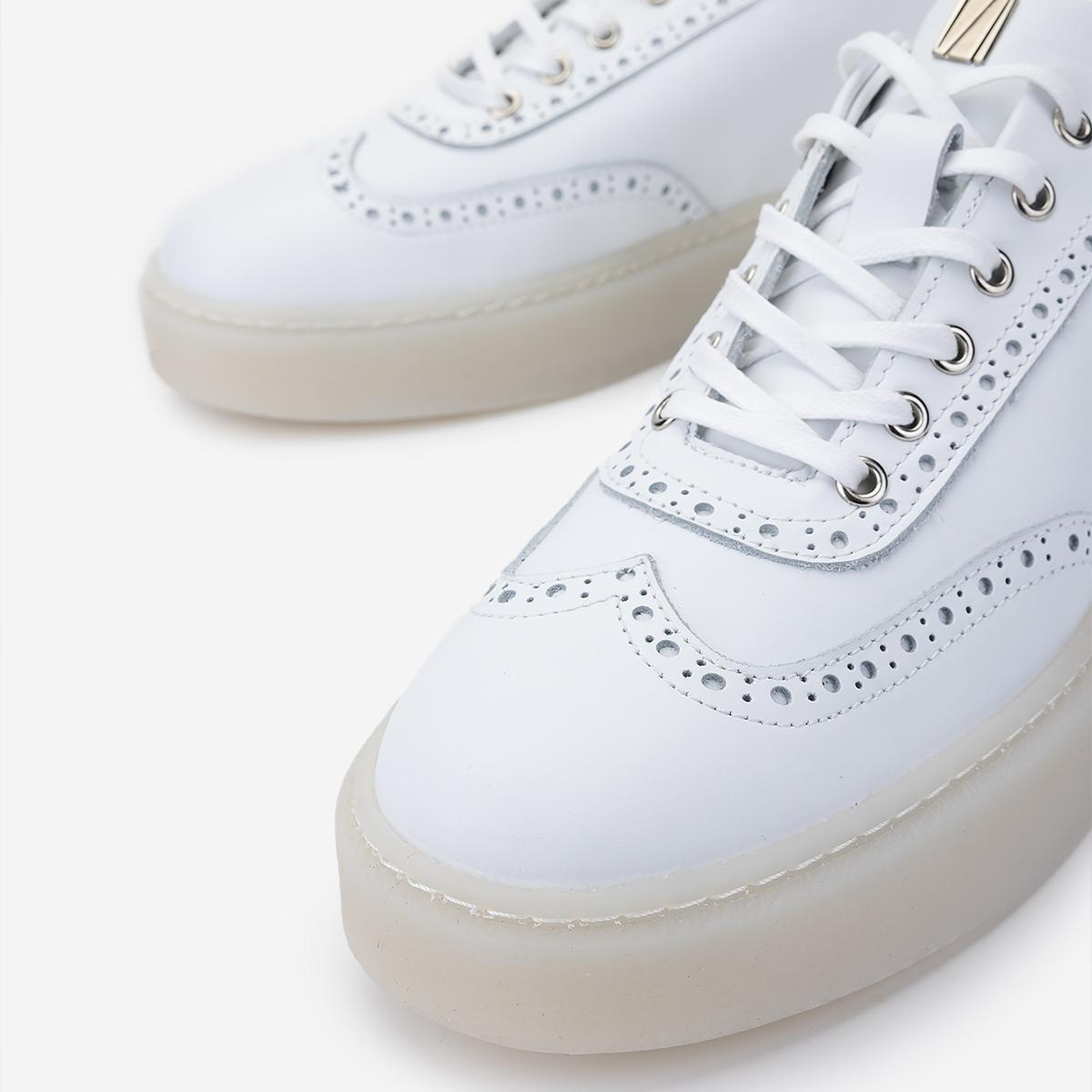 Valmenti Erkek Hakiki Deri Beyaz Sneakers & Spor Ayakkabı