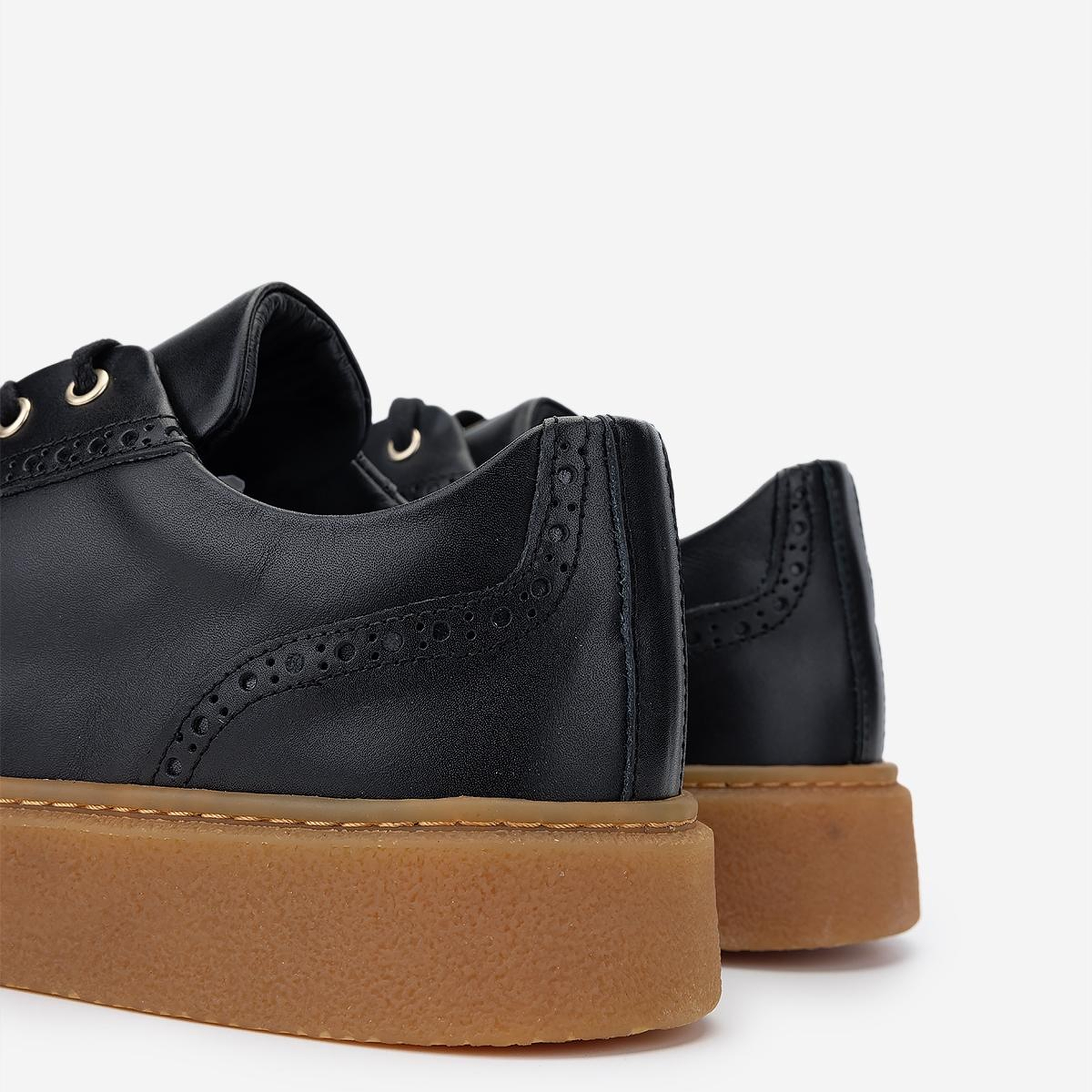 Valmenti Erkek Hakiki Deri Siyah Sneakers & Spor Ayakkabı