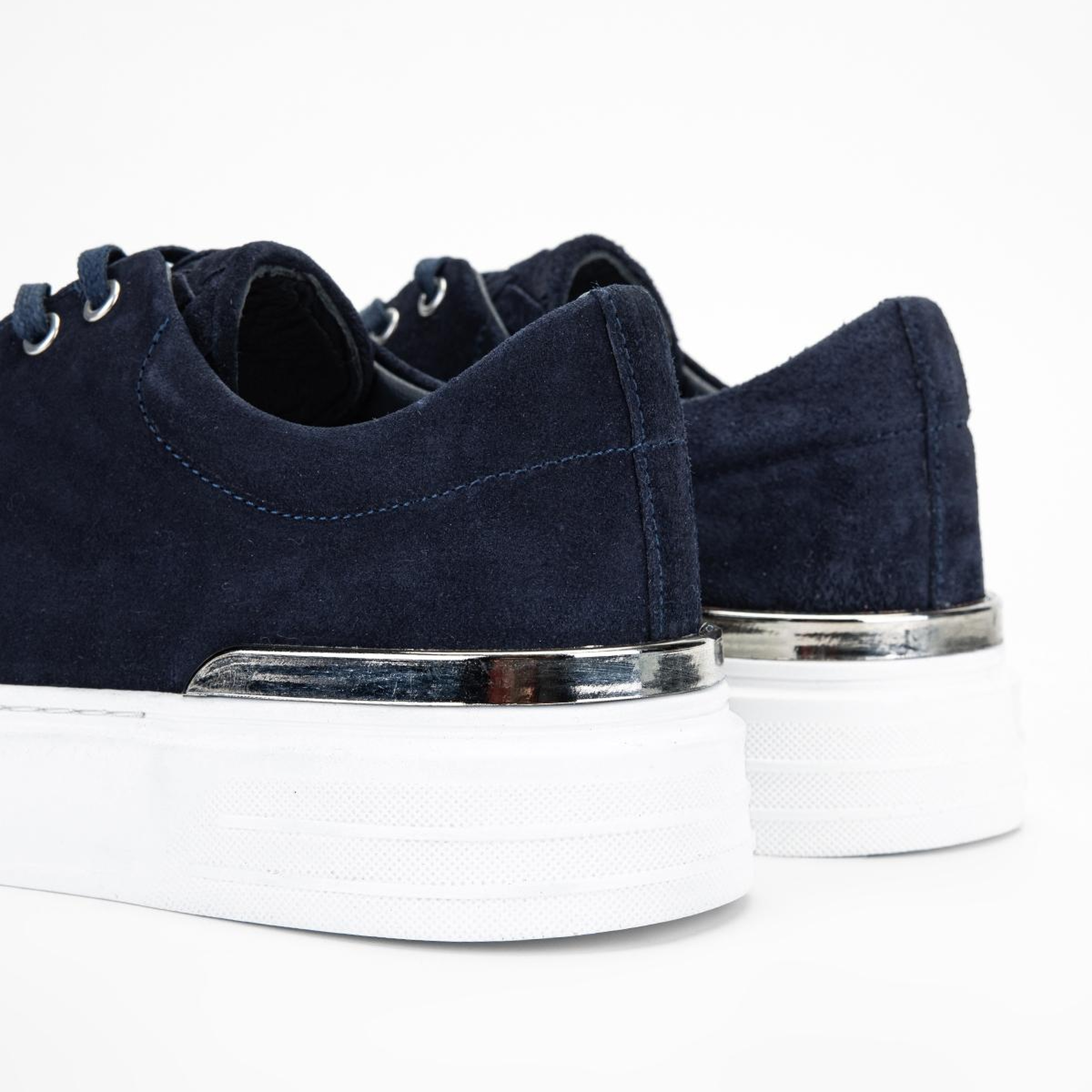 Valmenti Erkek Hakiki Deri Lacivert Süet Sneakers & Spor Ayakkabı