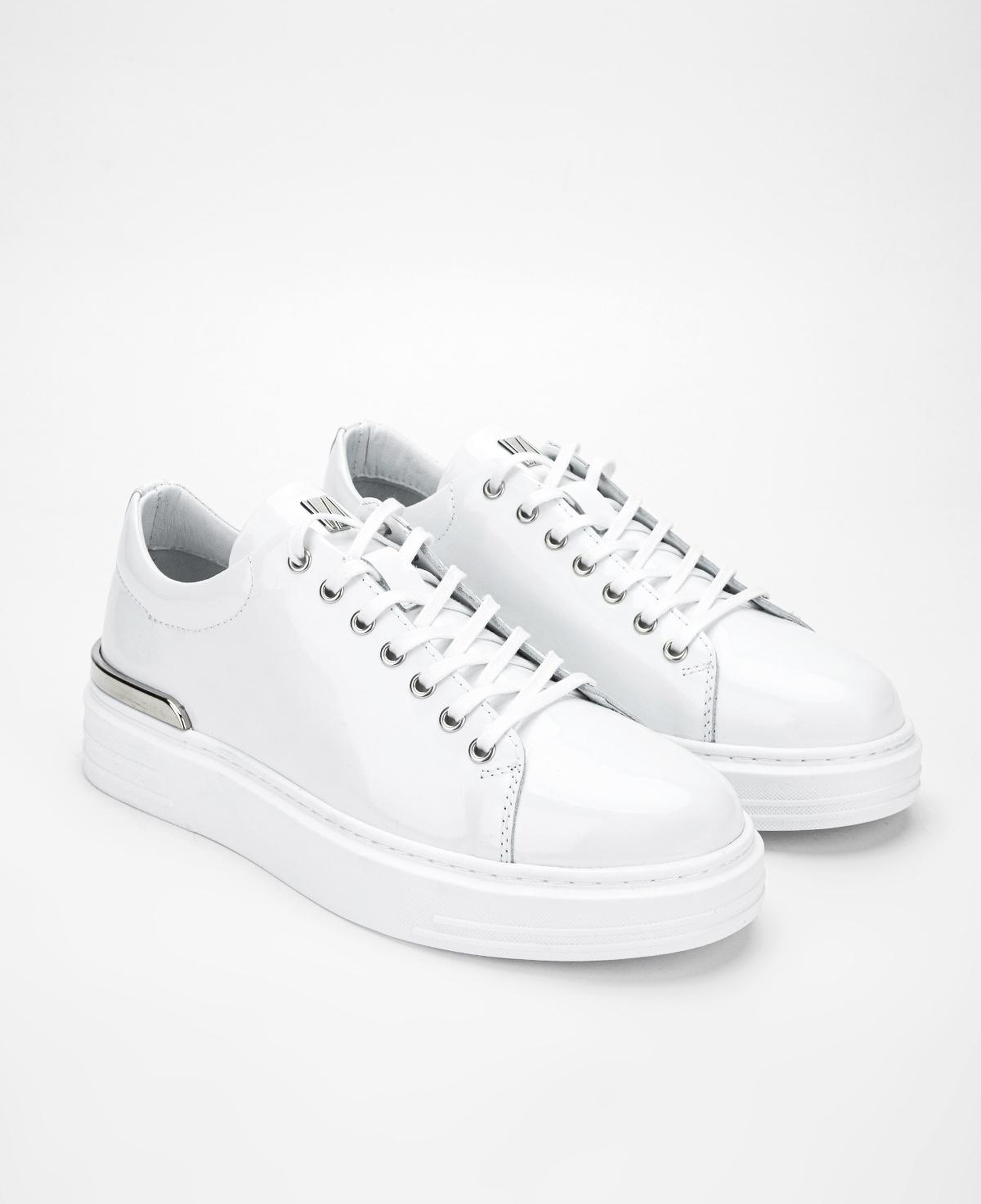 Valmenti Erkek Hakiki Deri Beyaz Sneakers & Spor Ayakkabı