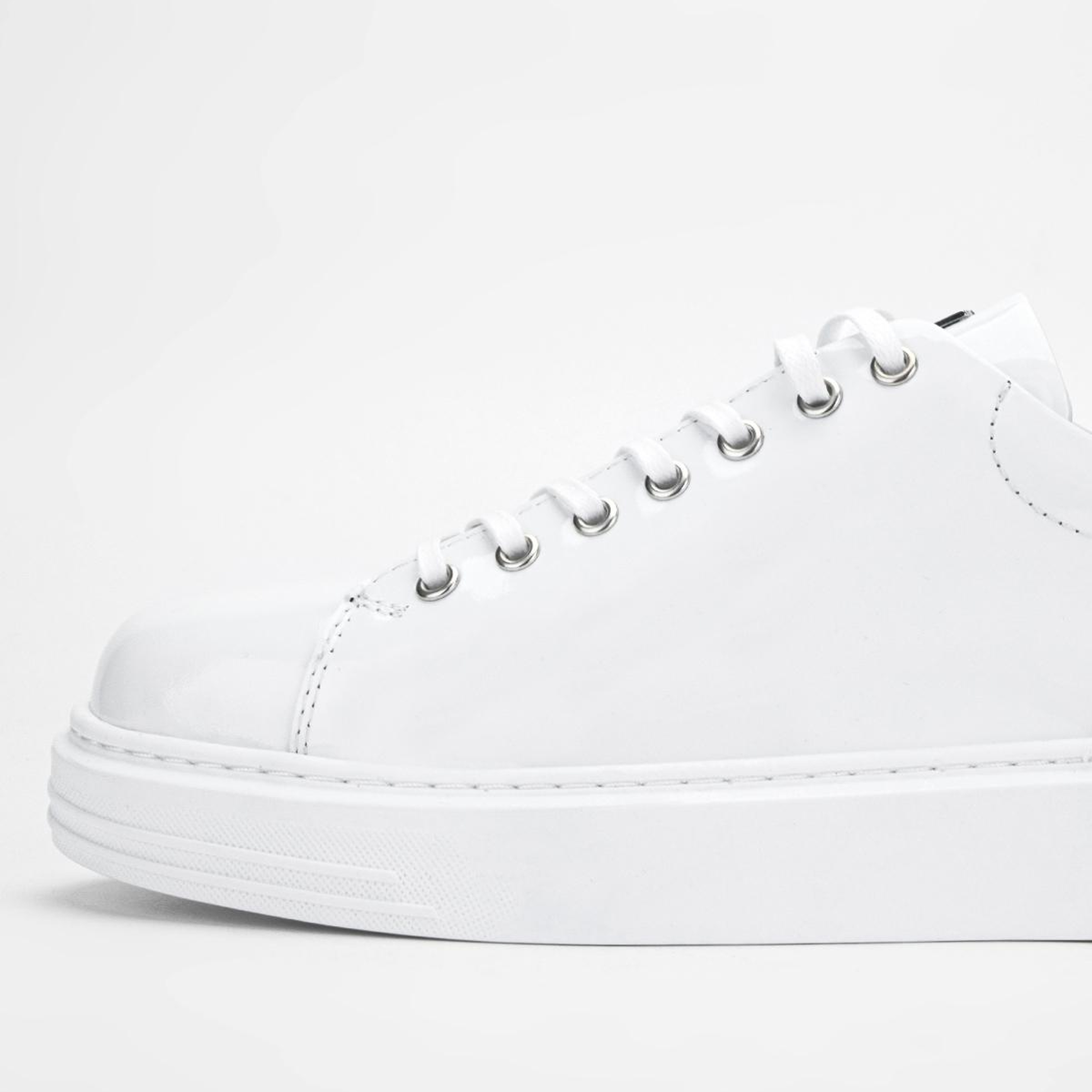 Valmenti Erkek Hakiki Deri Beyaz Sneakers & Spor Ayakkabı