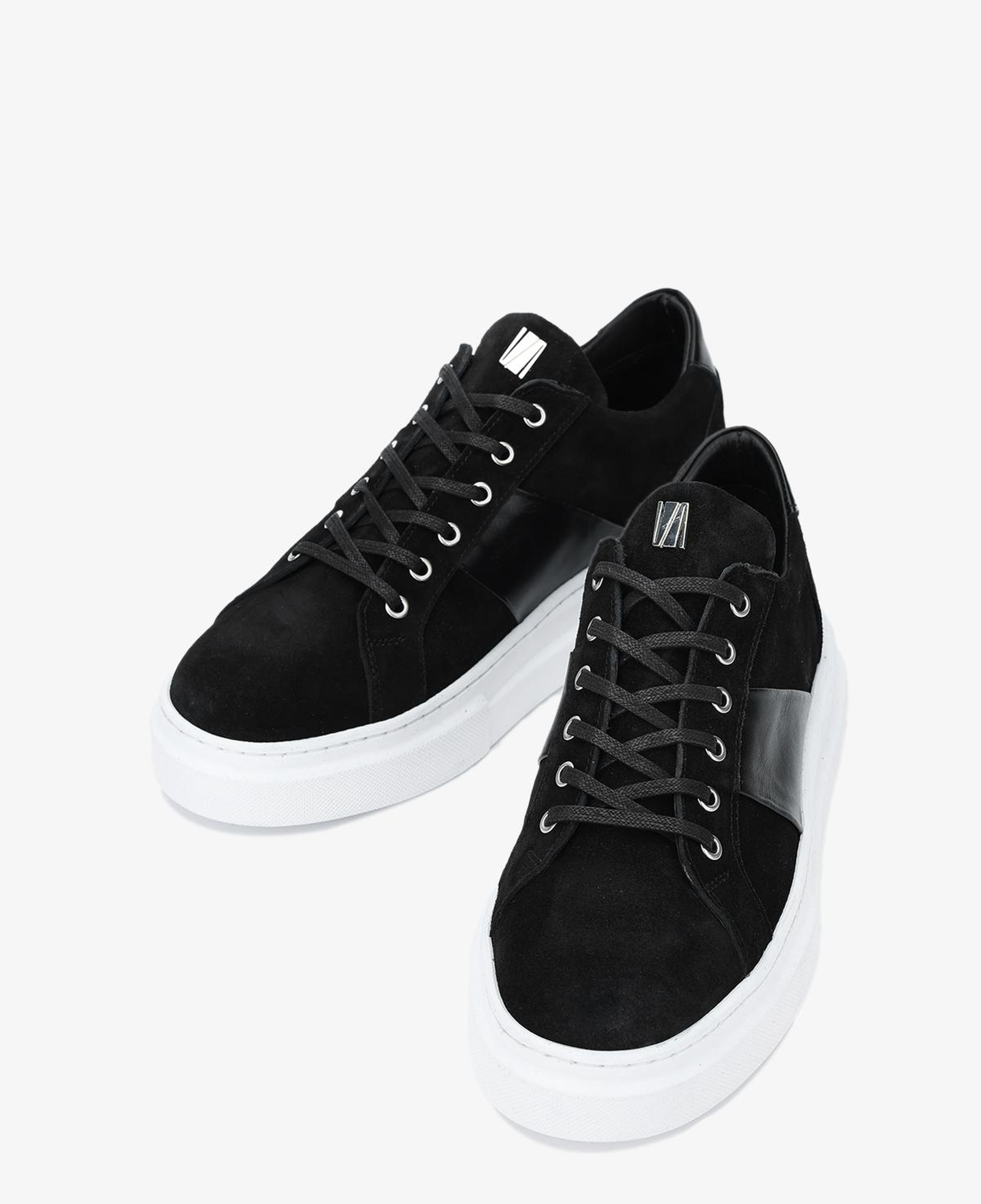 Valmenti Erkek Hakiki Deri Siyah Sneakers & Spor Ayakkabı