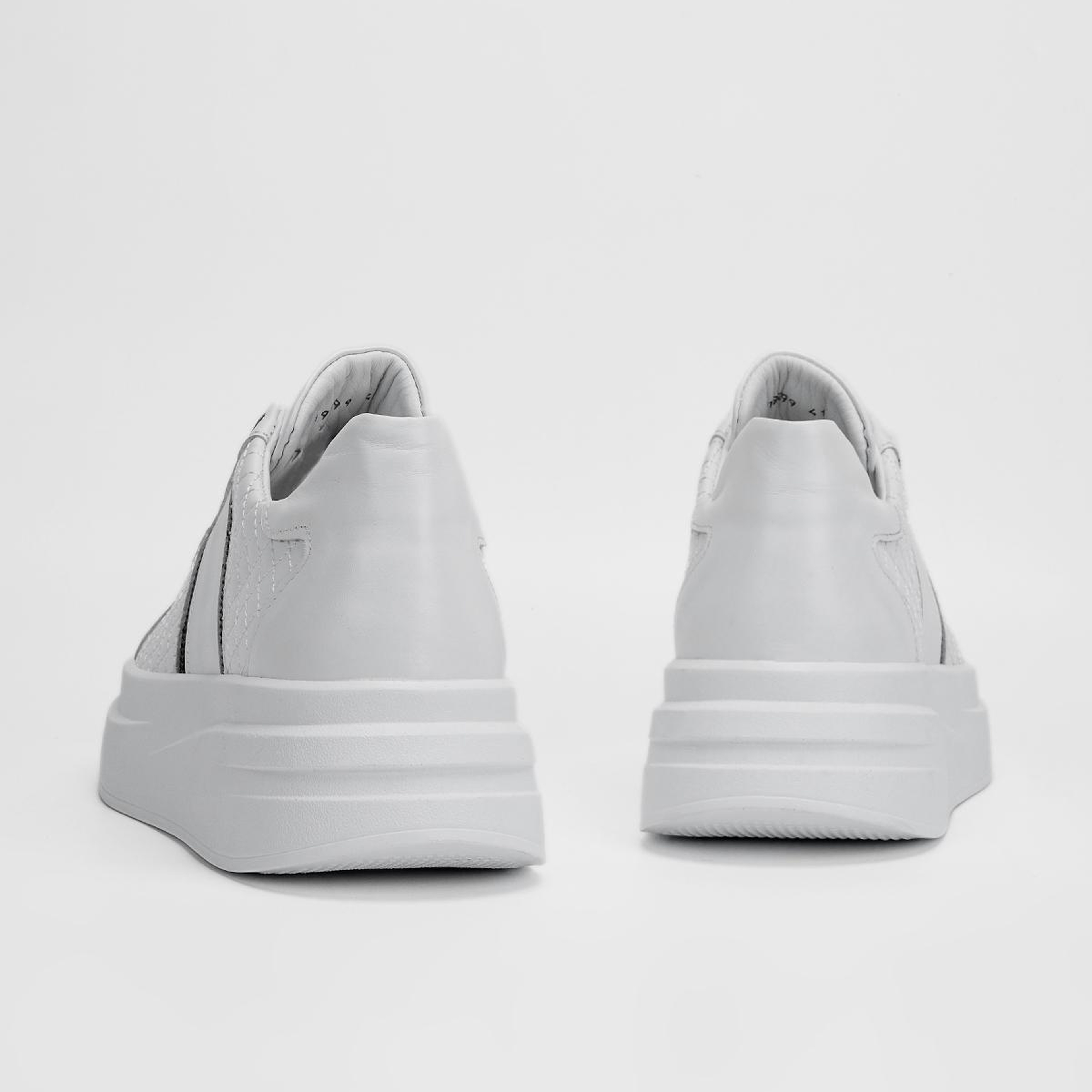 Valmenti Erkek Hakiki Deri Beyaz Sneakers & Spor Ayakkabı