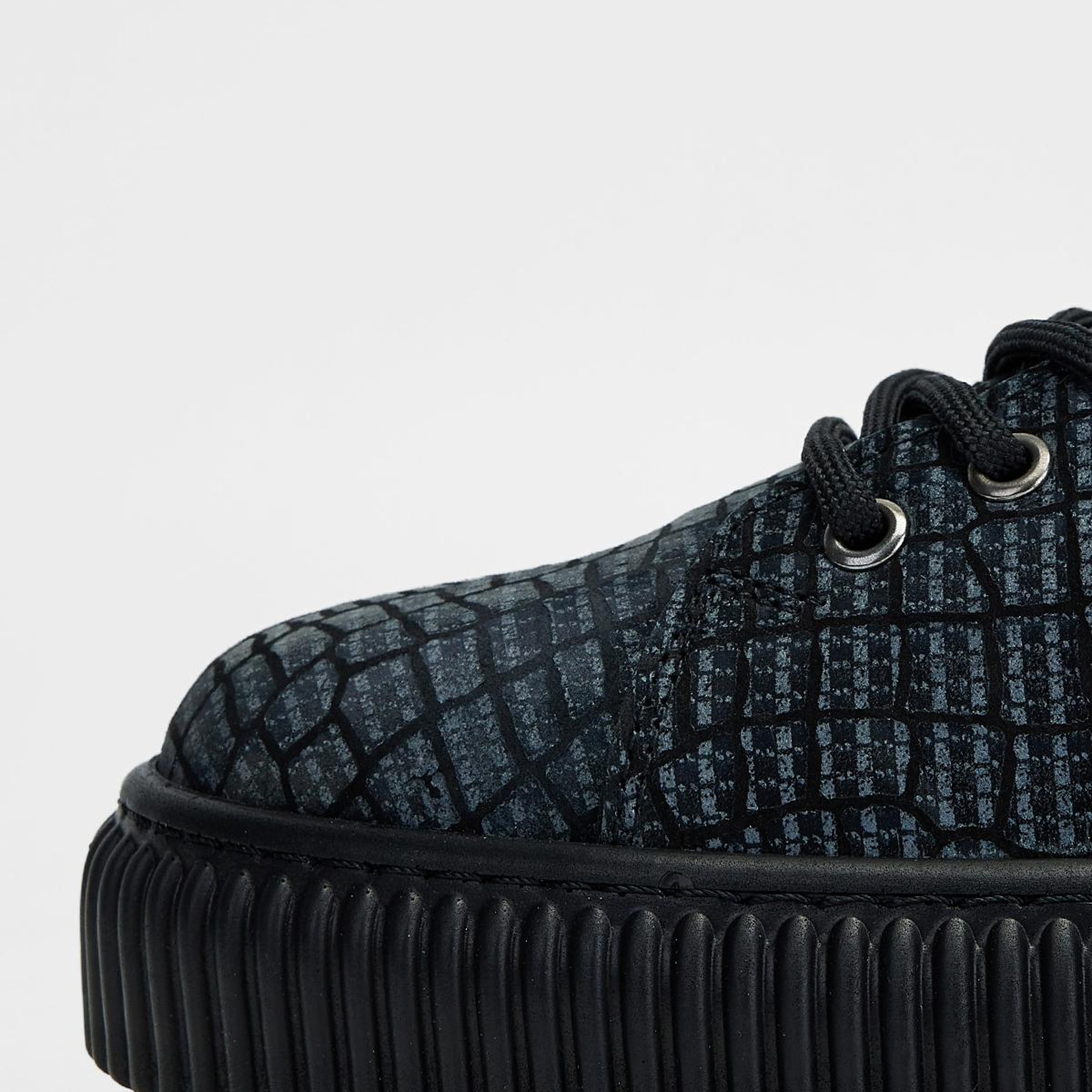 Valmenti Erkek Hakiki Deri Siyah Sneakers & Spor Ayakkabı