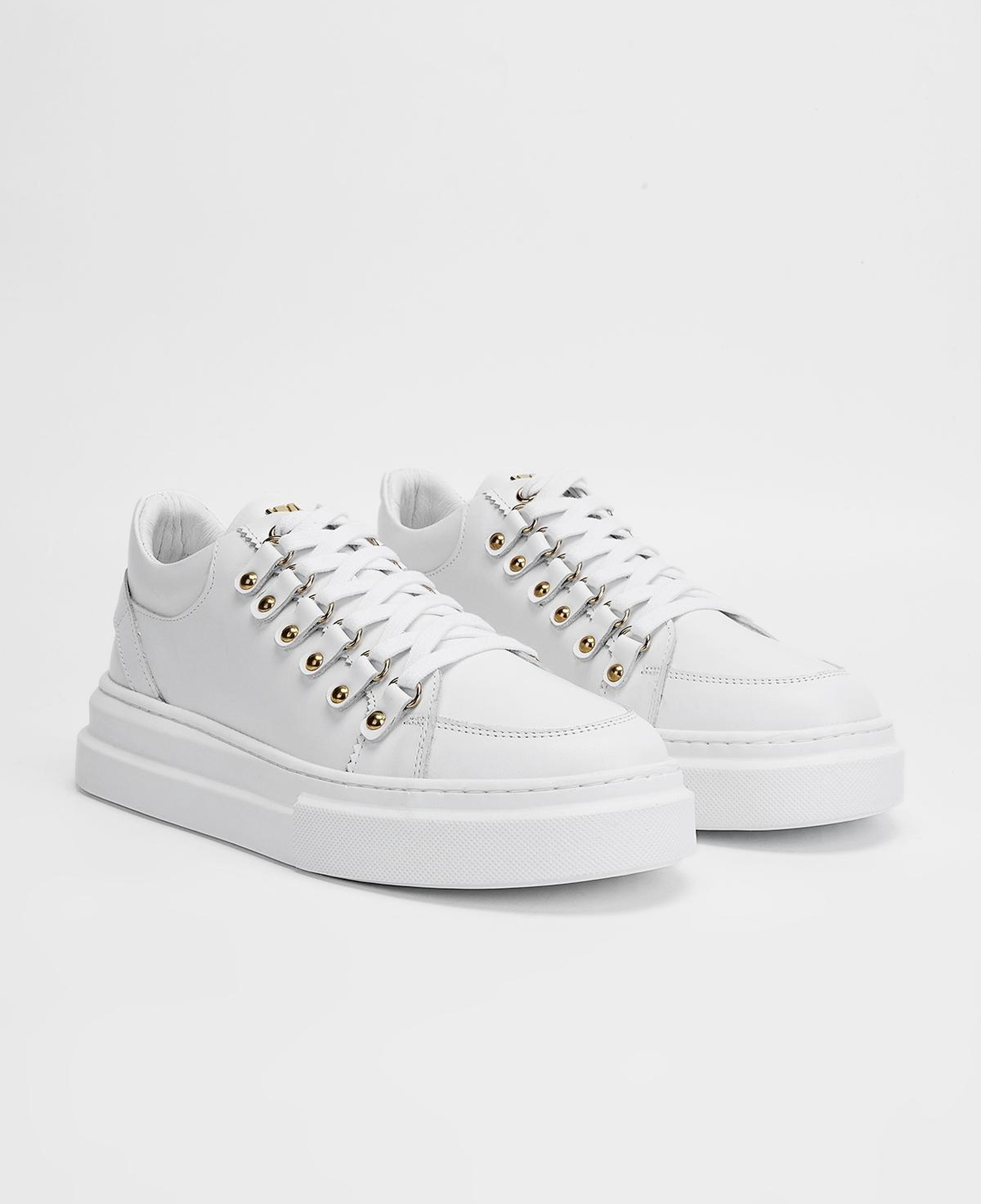 Valmenti Erkek Hakiki Deri Beyaz Sneakers & Spor Ayakkabı