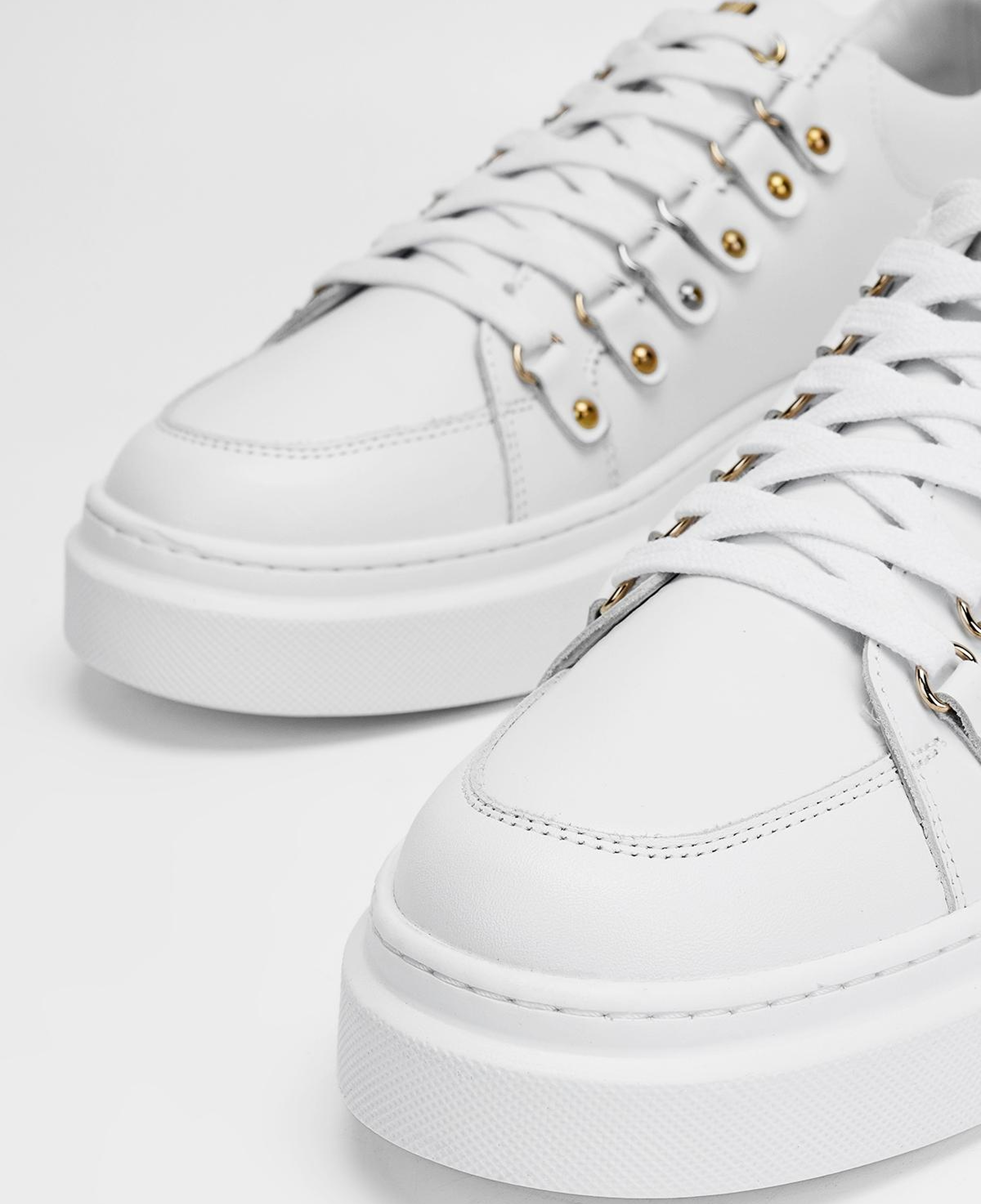 Valmenti Erkek Hakiki Deri Beyaz Sneakers & Spor Ayakkabı