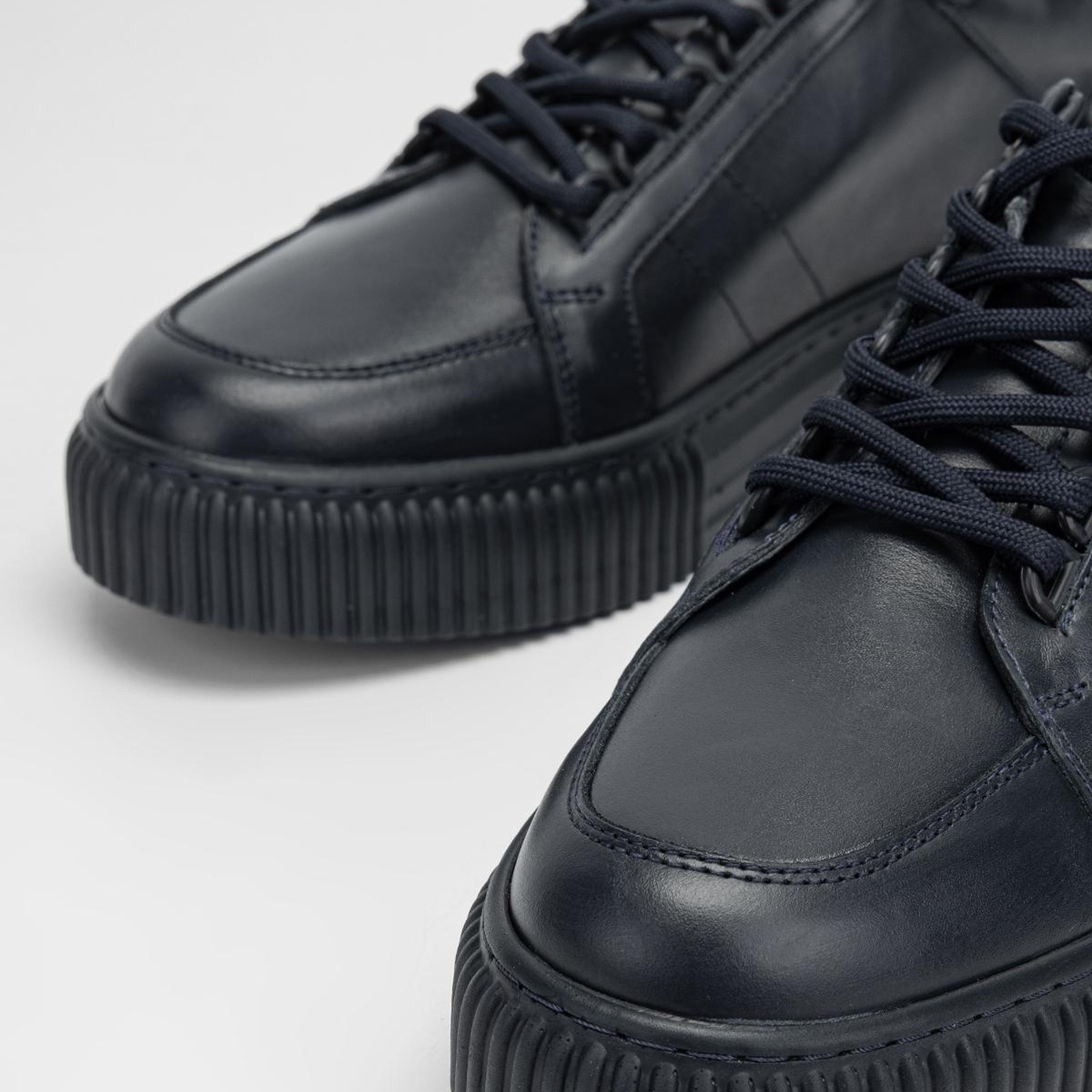 Valmenti Erkek Hakiki Deri Lacivert Sneakers & Spor Ayakkabı