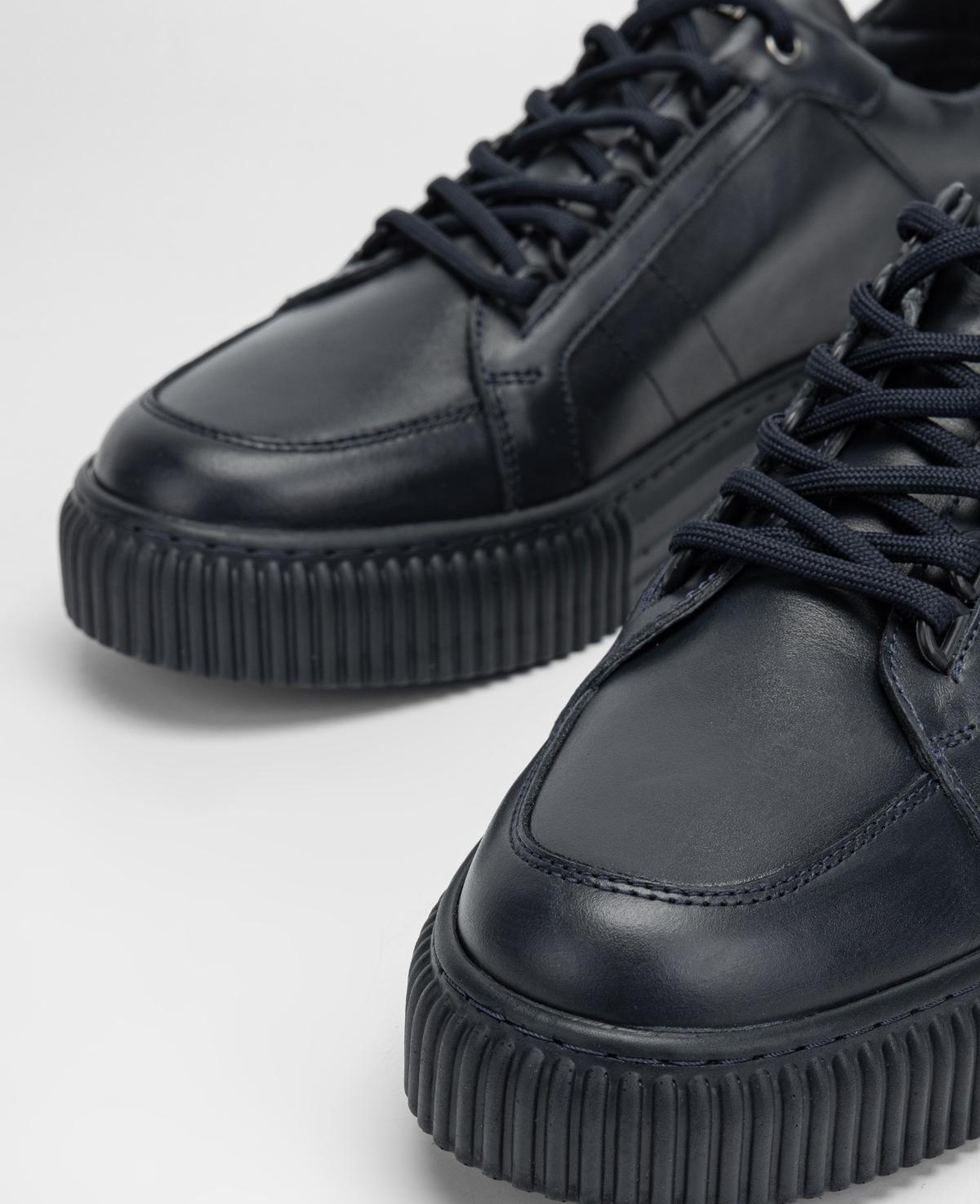 Valmenti Erkek Hakiki Deri Lacivert Sneakers & Spor Ayakkabı