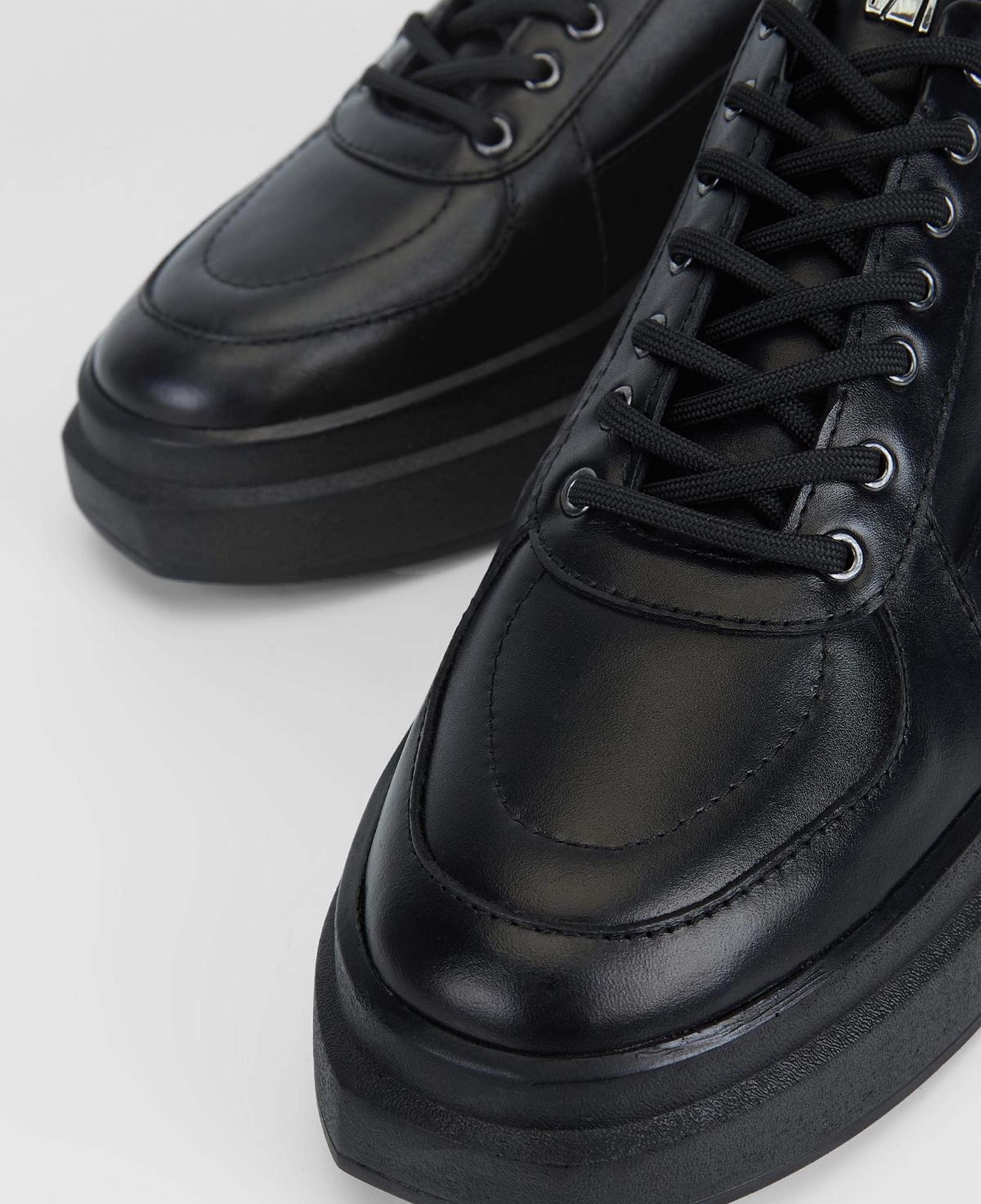 Valmenti Erkek Hakiki Deri Siyah Sneakers & Spor Ayakkabı