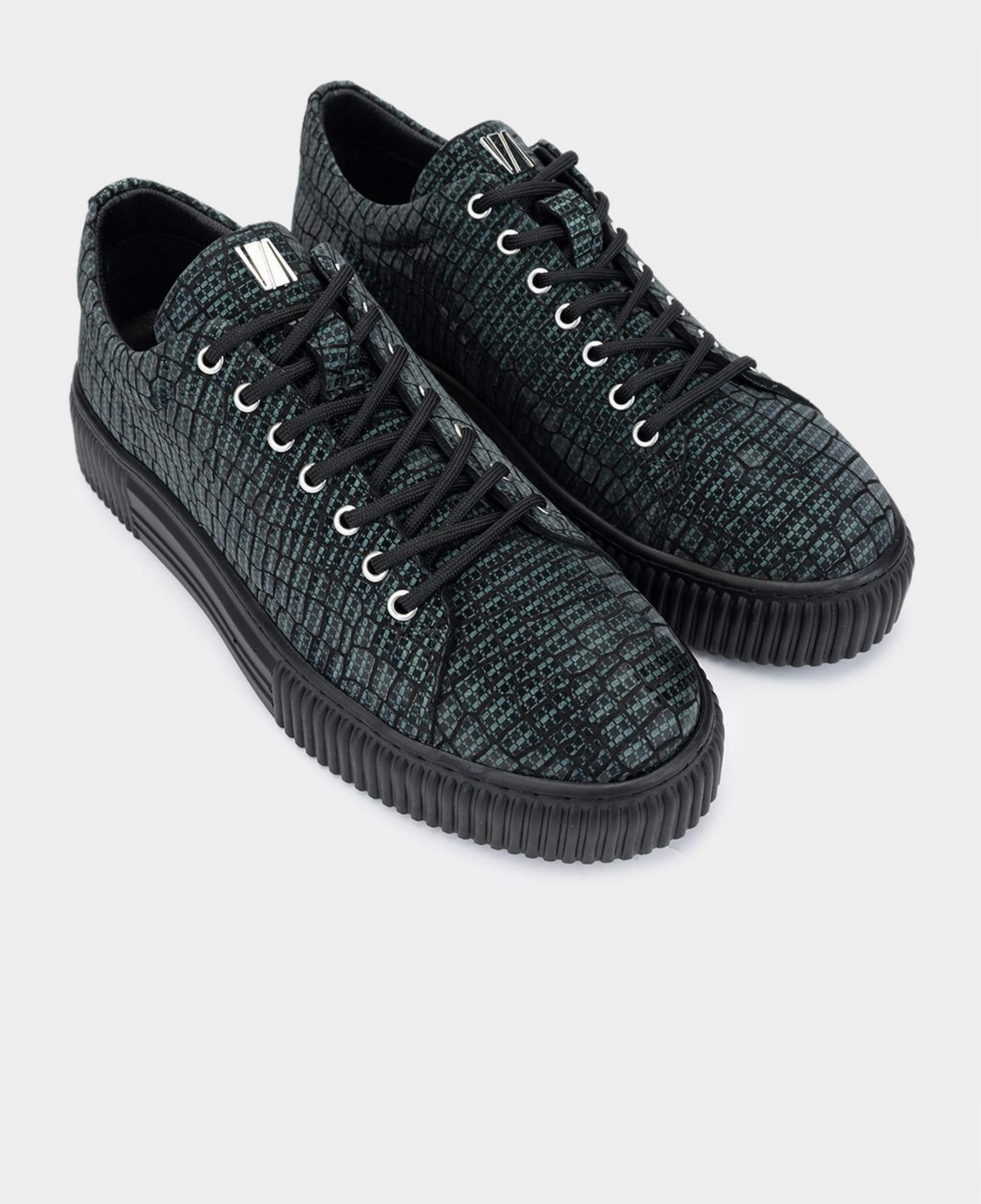 Valmenti Erkek Hakiki Deri Yeşil Sneakers & Spor Ayakkabı