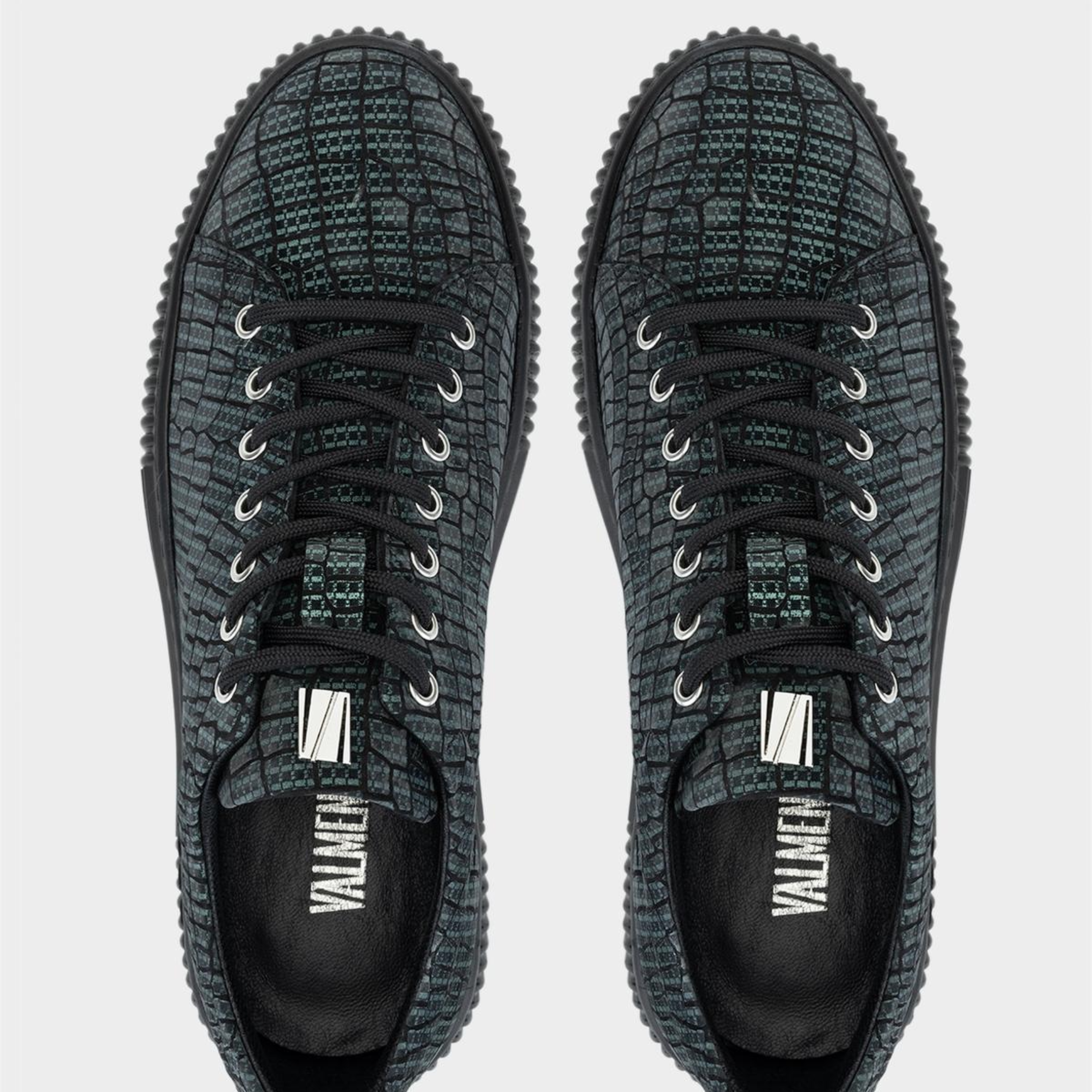 Valmenti Erkek Hakiki Deri Yeşil Sneakers & Spor Ayakkabı