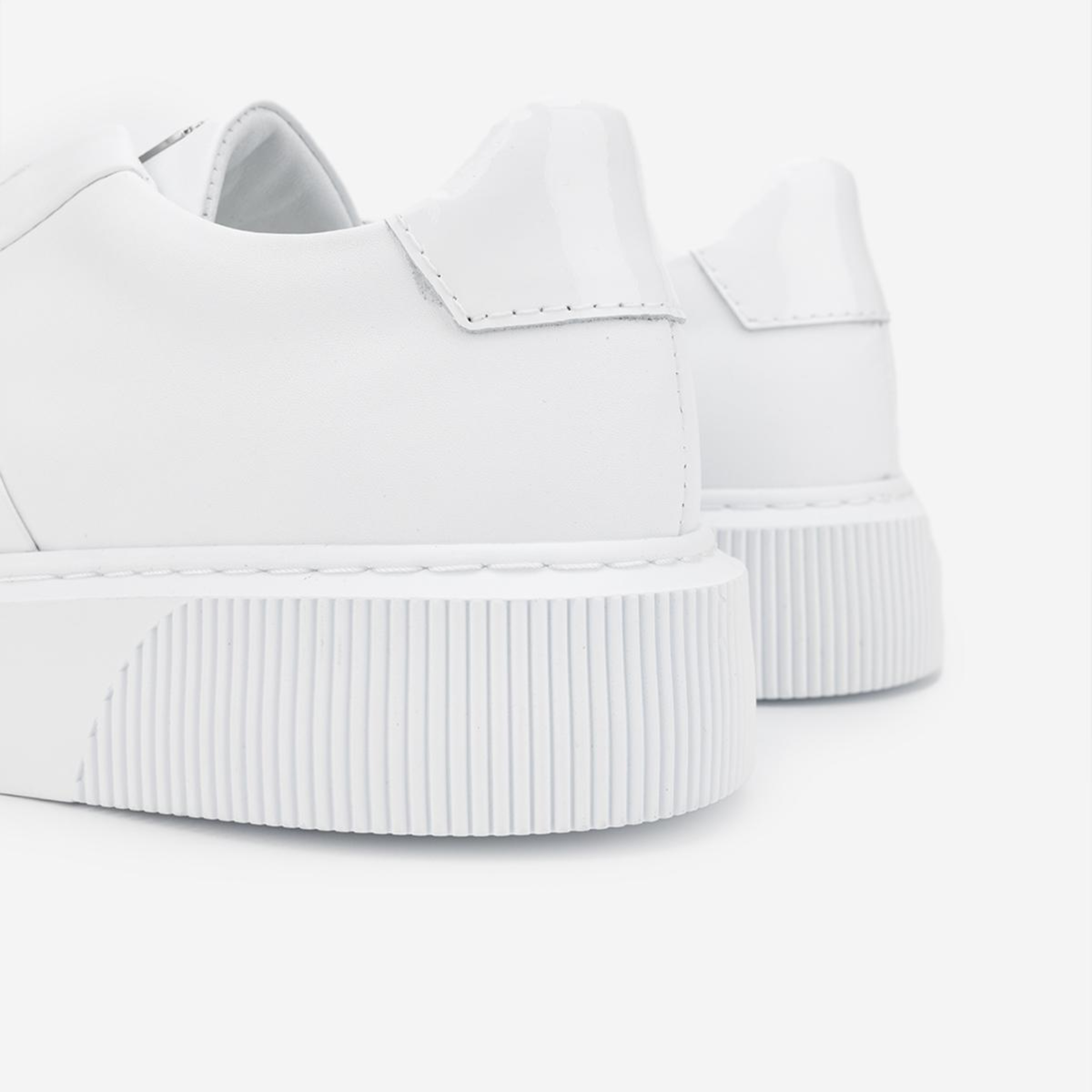 Valmenti Erkek Hakiki Deri Beyaz Sneakers & Spor Ayakkabı