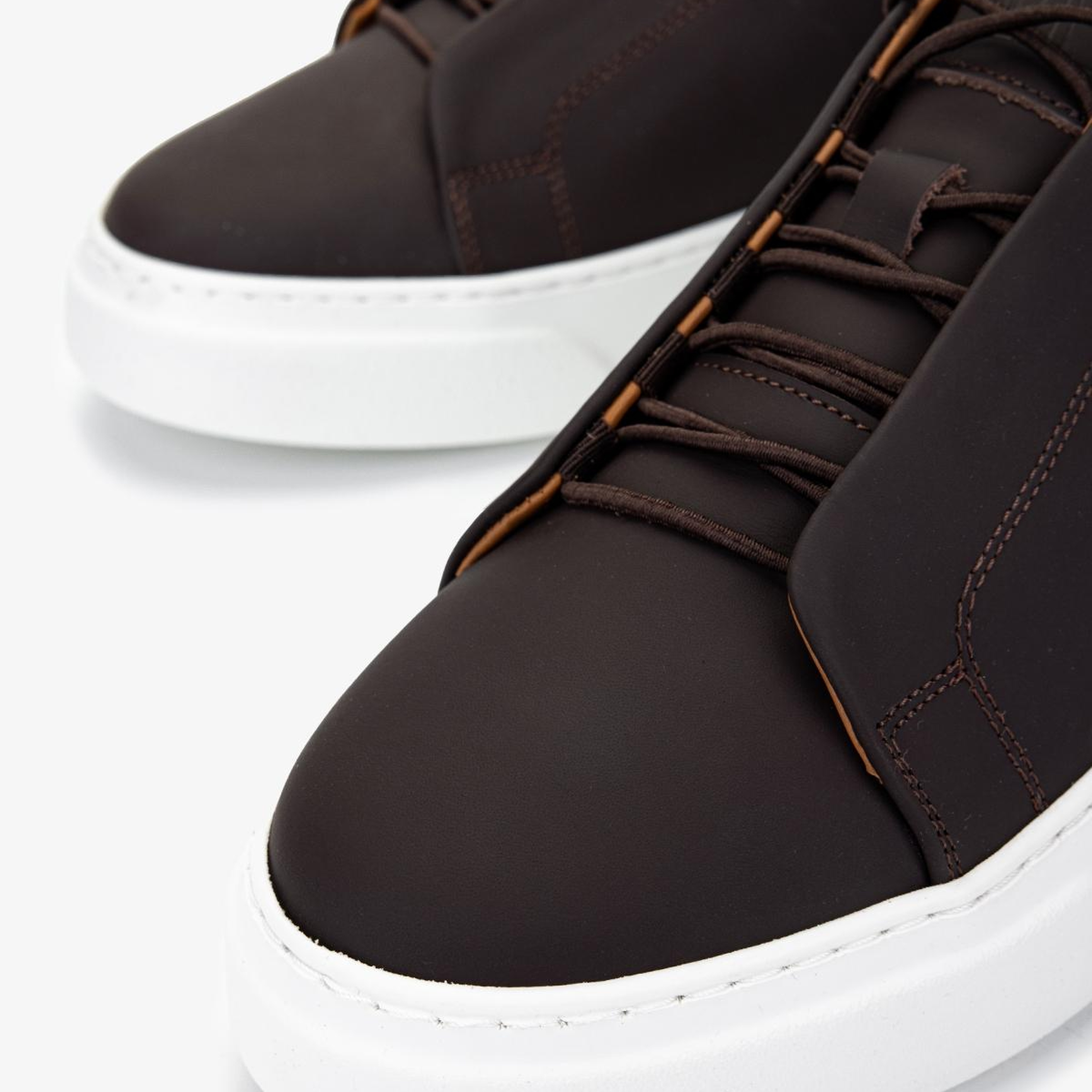 Valmenti Erkek Hakiki Deri Kahverengi Sneakers & Spor Ayakkabı