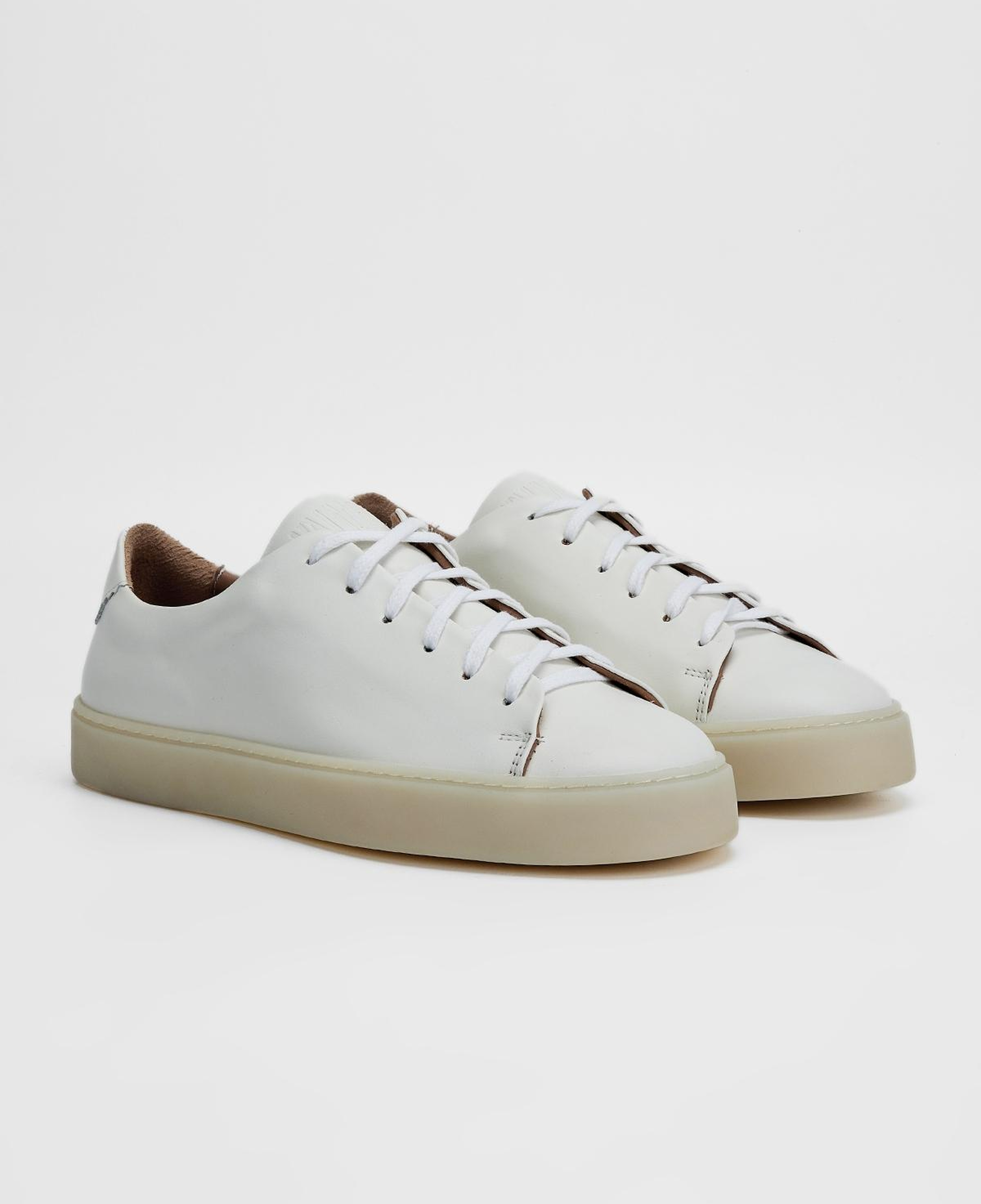 Valmenti Erkek Hakiki Deri Beyaz Sneakers & Spor Ayakkabı