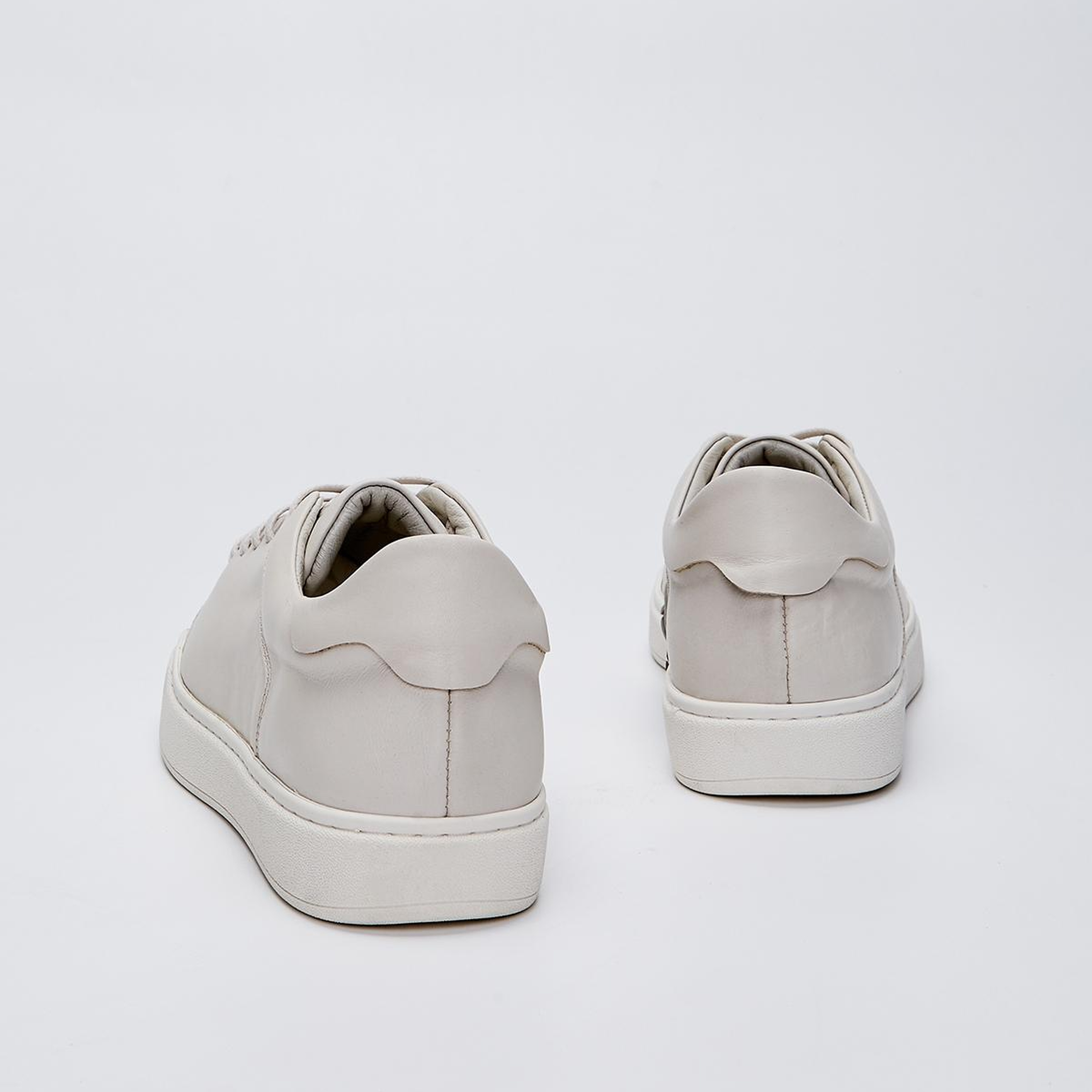 Valmenti Erkek Hakiki Deri Bej Sneakers & Spor Ayakkabı