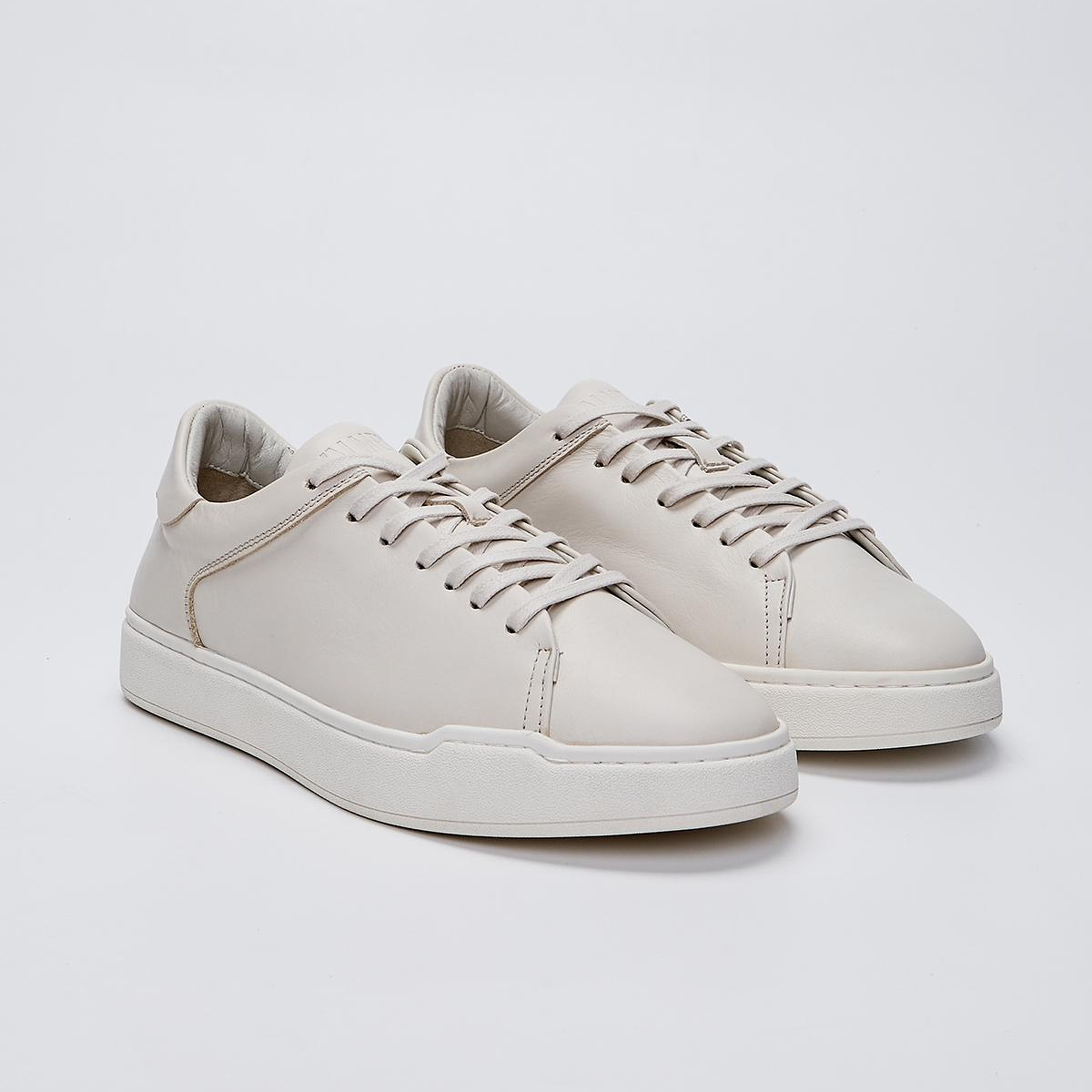 Valmenti Erkek Hakiki Deri Bej Sneakers & Spor Ayakkabı