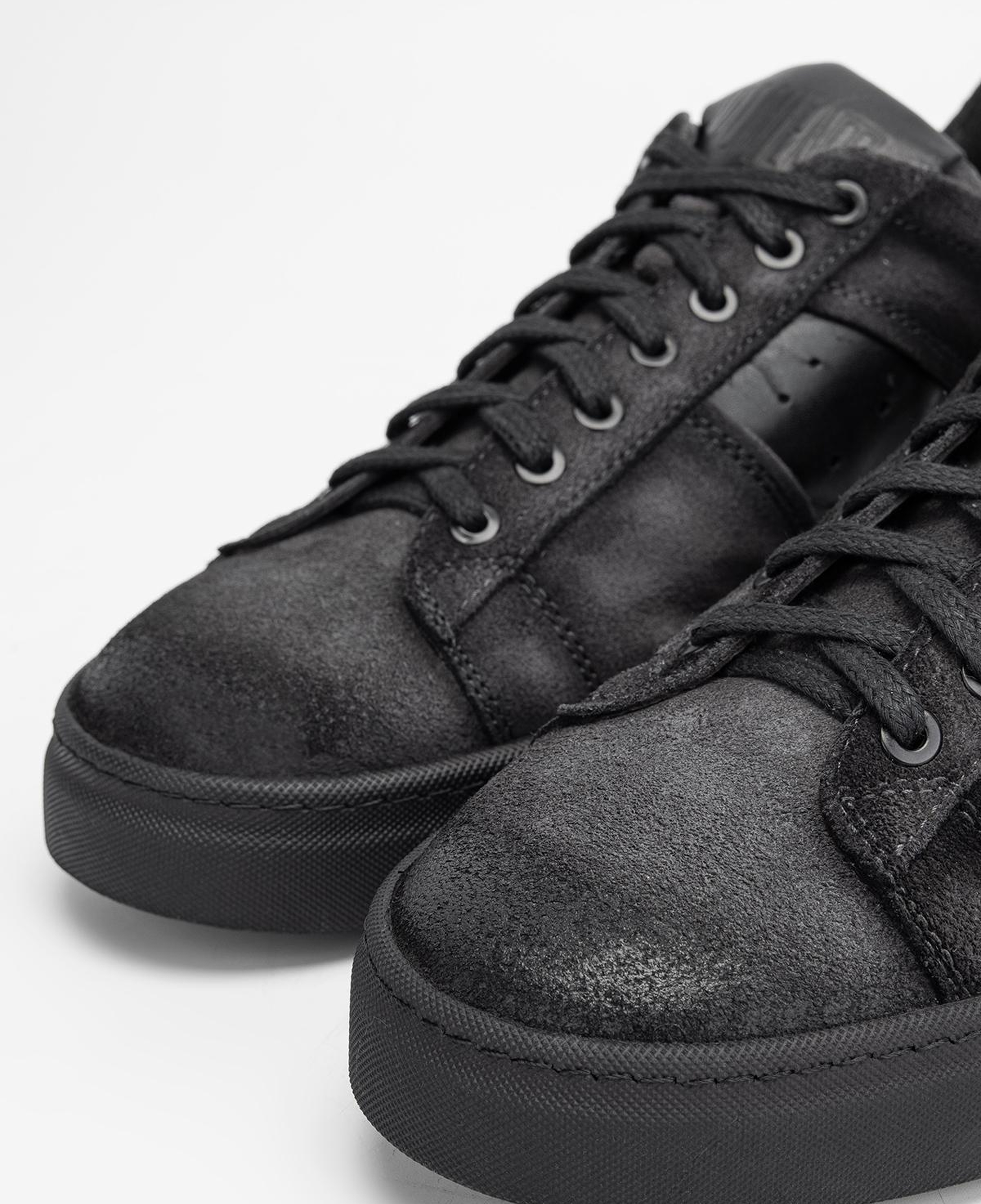 Valmenti Erkek Hakiki Deri Siyah Sneakers & Spor Ayakkabı