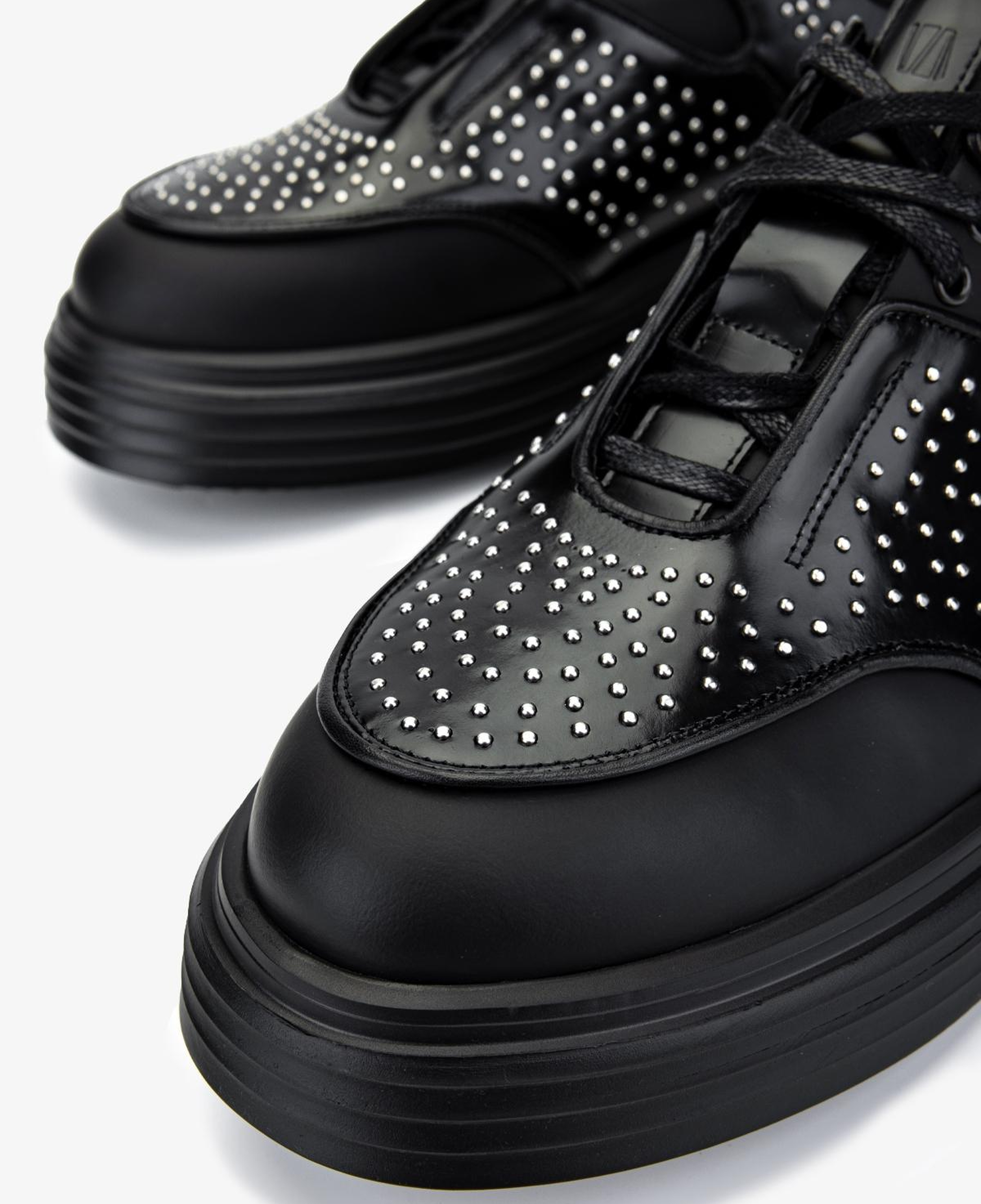 Valmenti Erkek Hakiki Deri Siyah Sneakers & Spor Ayakkabı