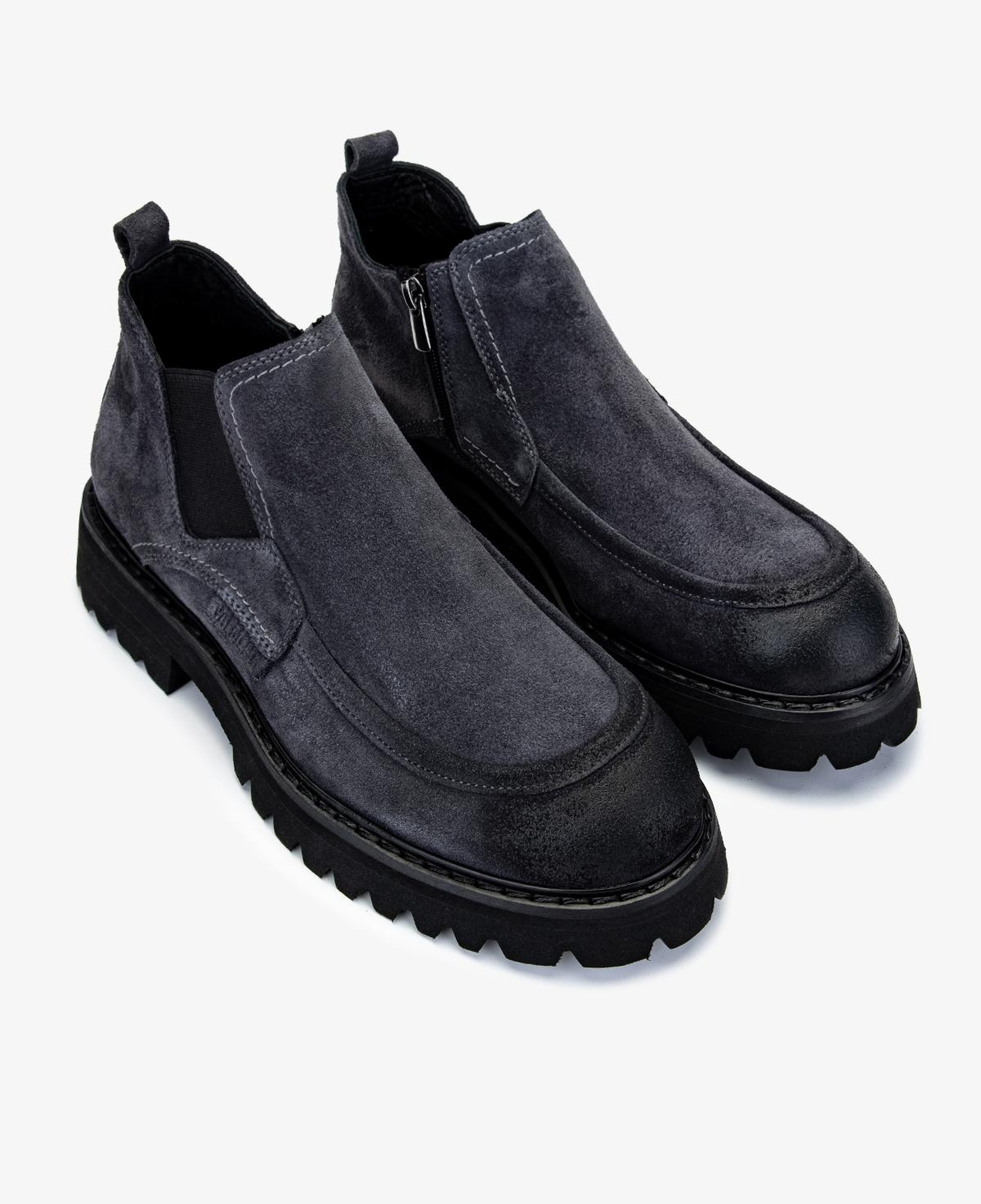 Valmenti Erkek Süet Deri Gri Bot Ayakkabı