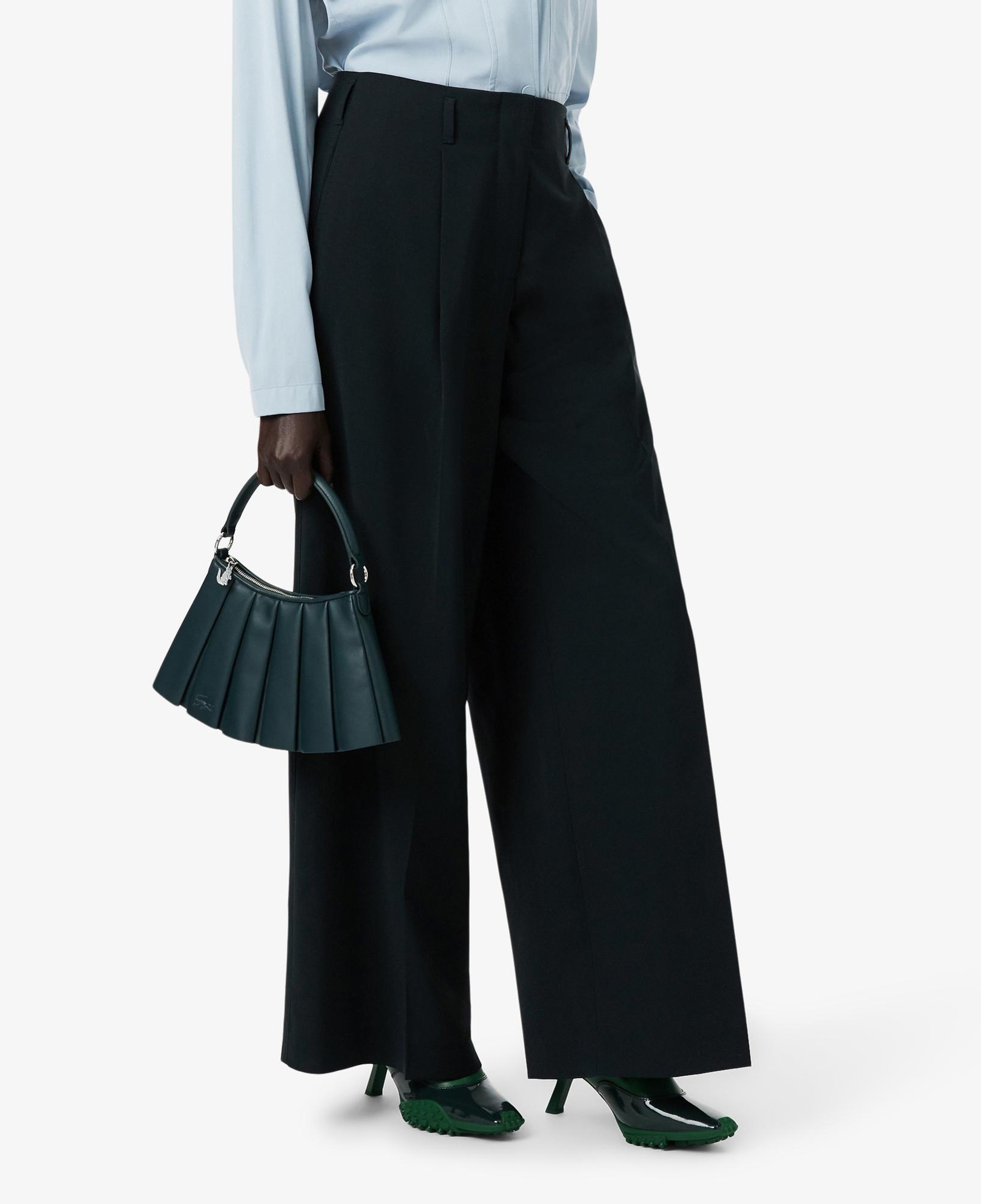 Lacoste Runway Kadın Wide Leg Koyu Yeşil Pantolon