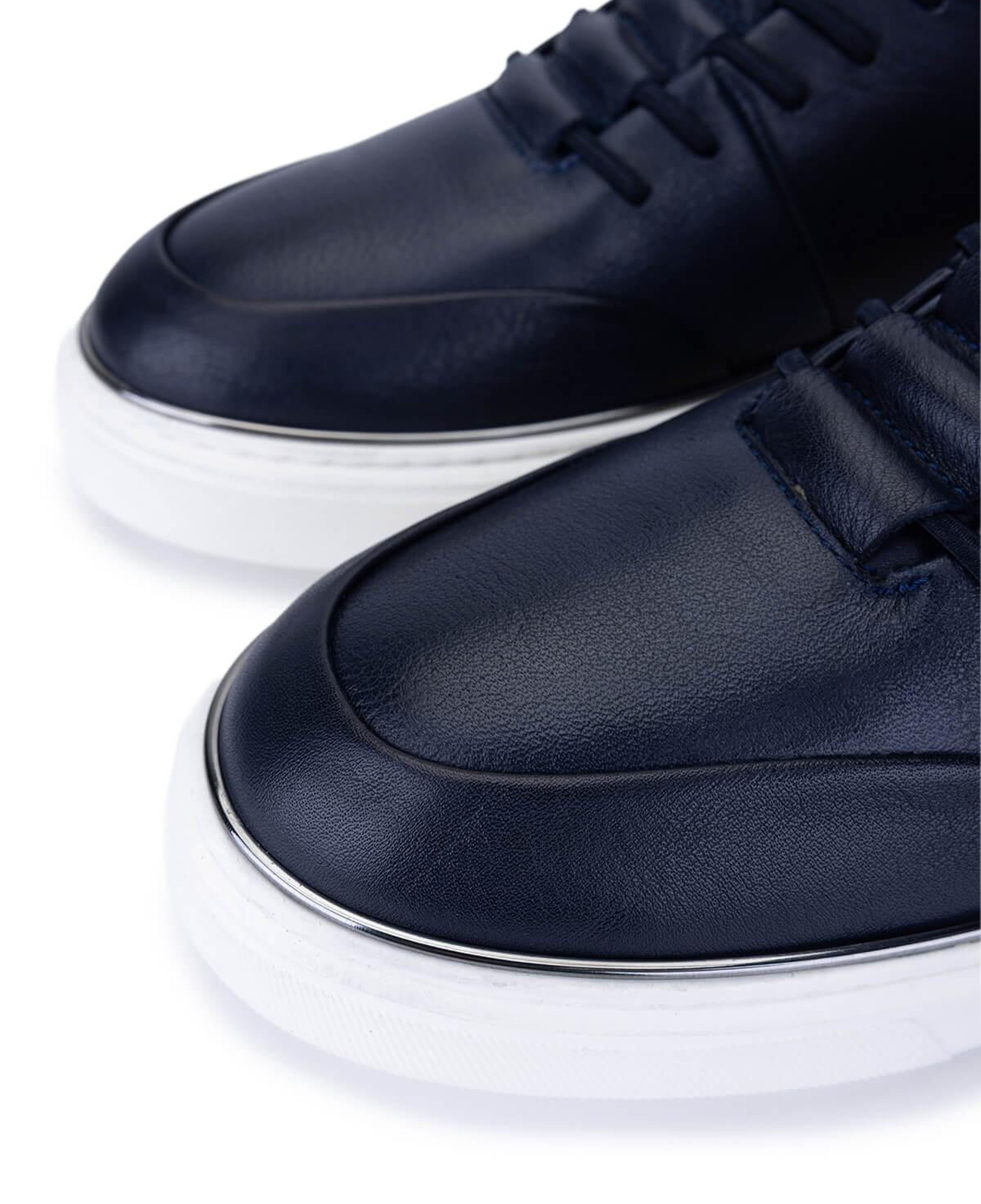 Tamer Tanca Erkek Hakiki Deri Lacivert Sneakers & Spor Ayakkabı
