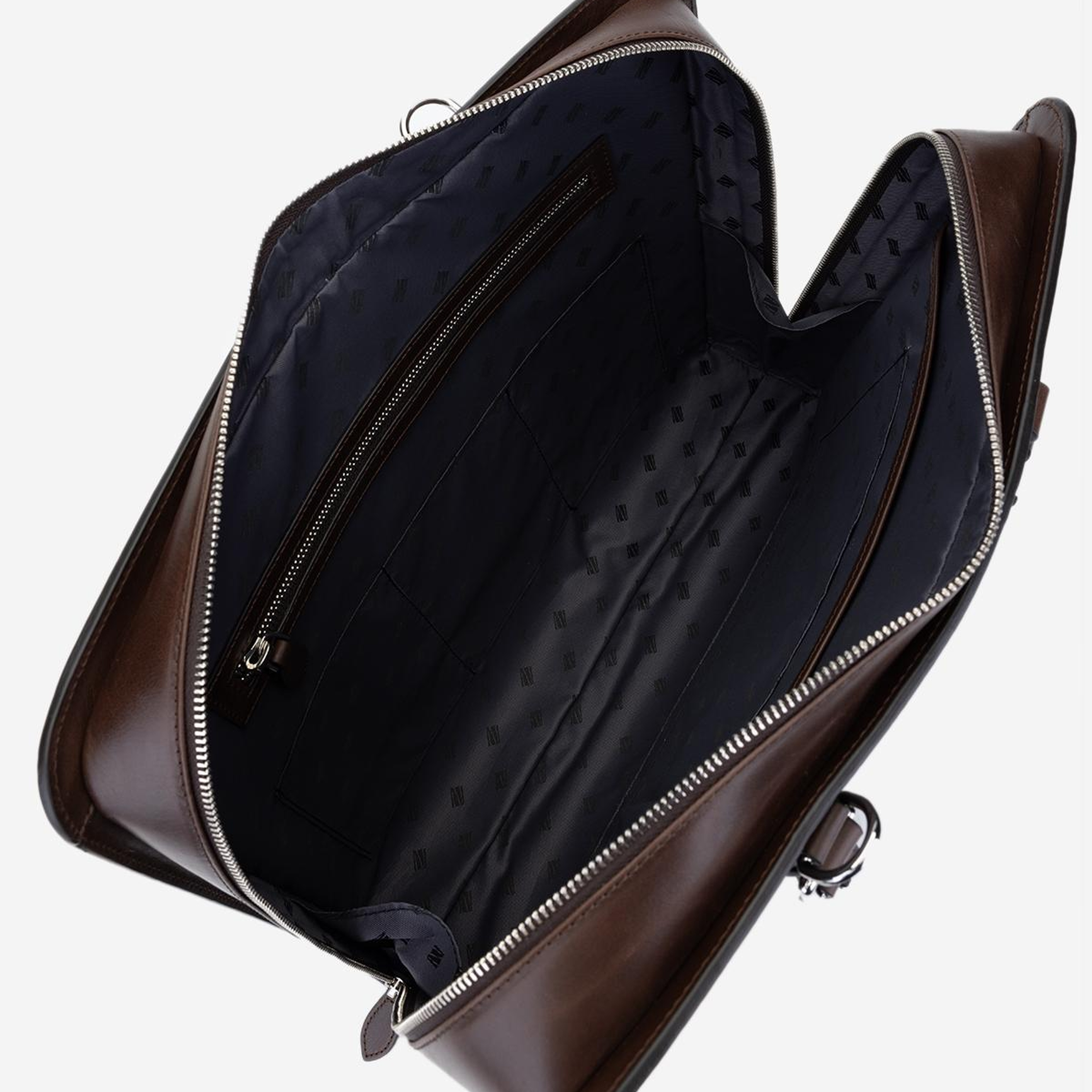 Valmenti Erkek Hakiki Deri Kahverengi Evrak Çantası