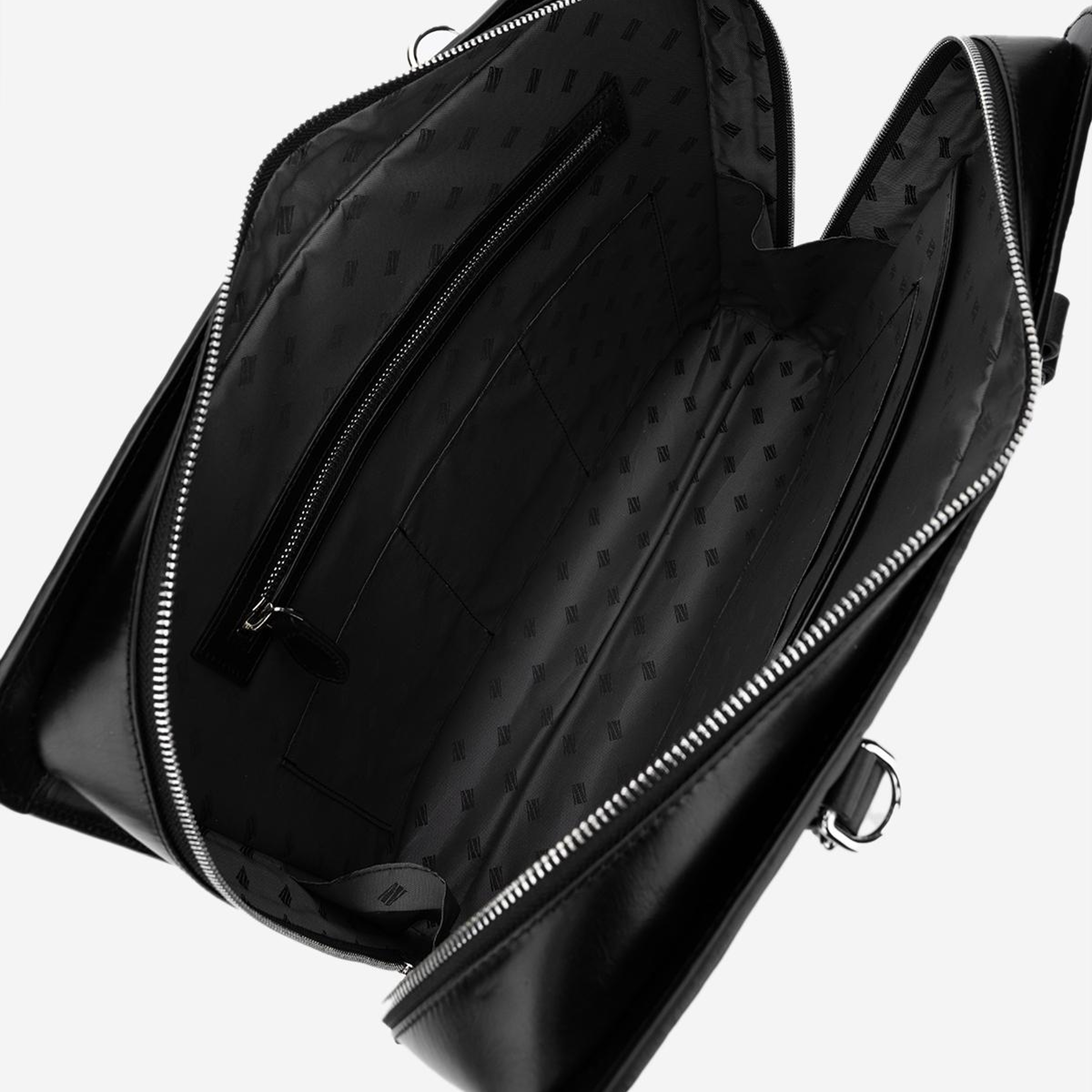 Valmenti Erkek Hakiki Deri Siyah Evrak Çantası