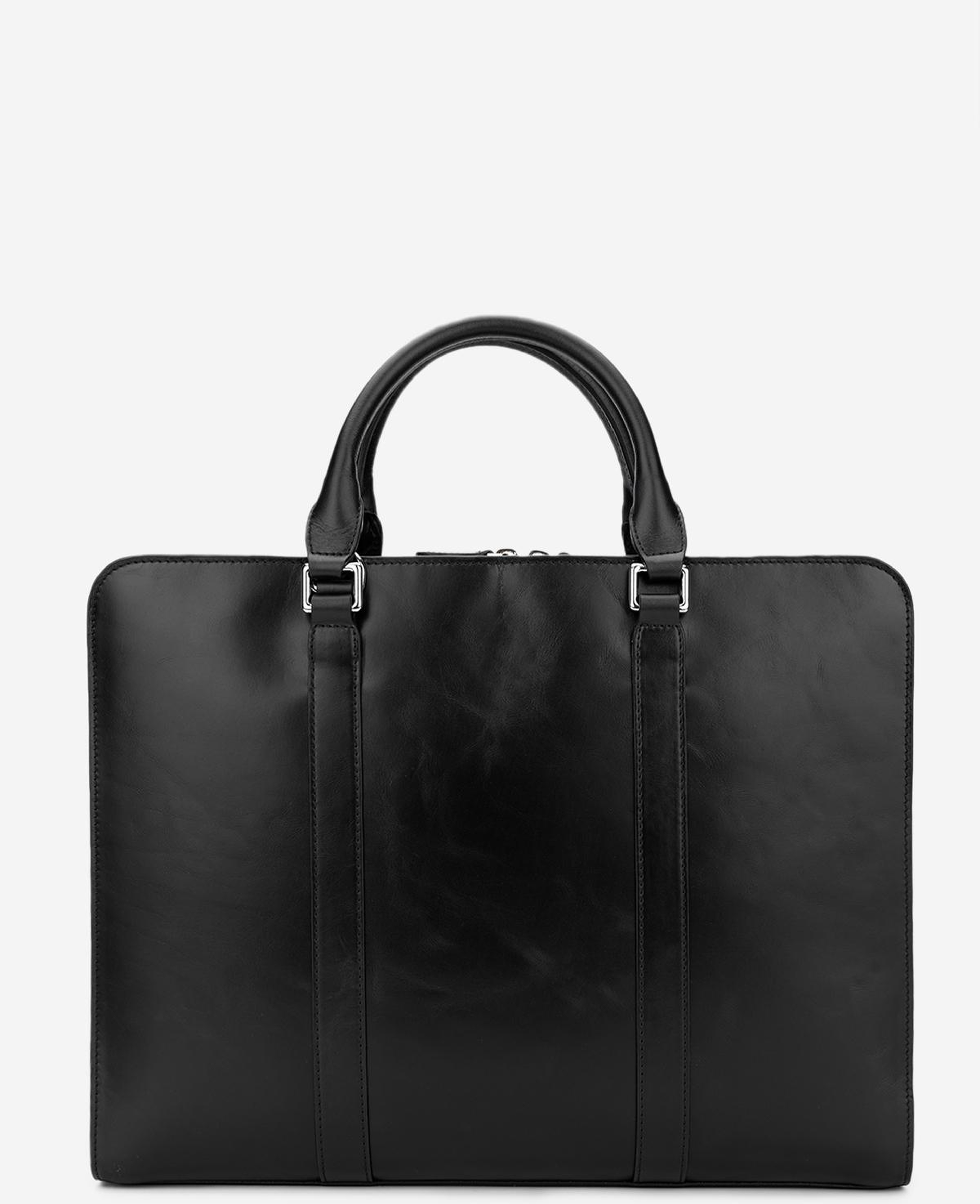 Valmenti Erkek Hakiki Deri Siyah Evrak Çantası