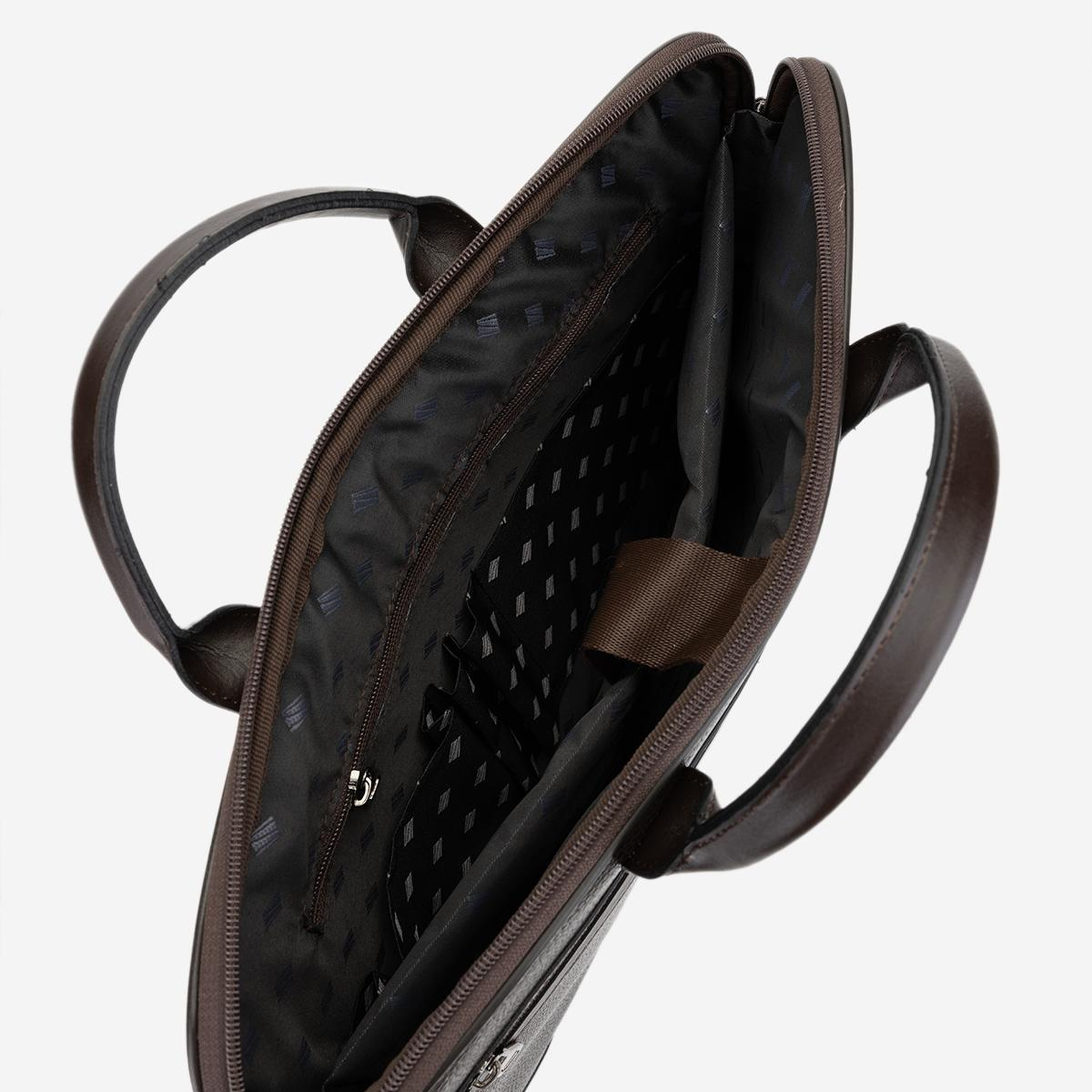 Valmenti Erkek Suni Deri Kahverengi Evrak Çantası