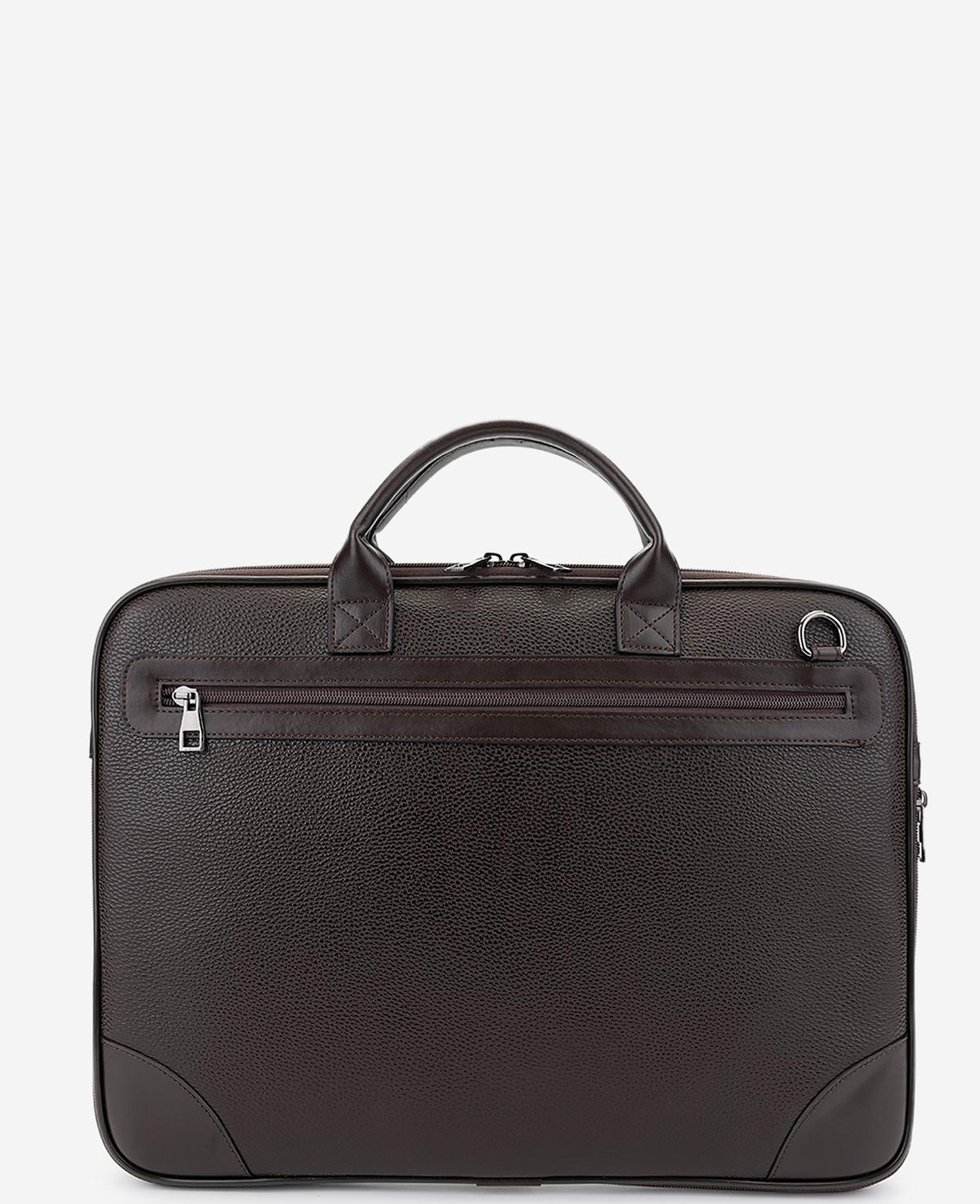 Valmenti Erkek Suni Deri Kahverengi Evrak Çantası