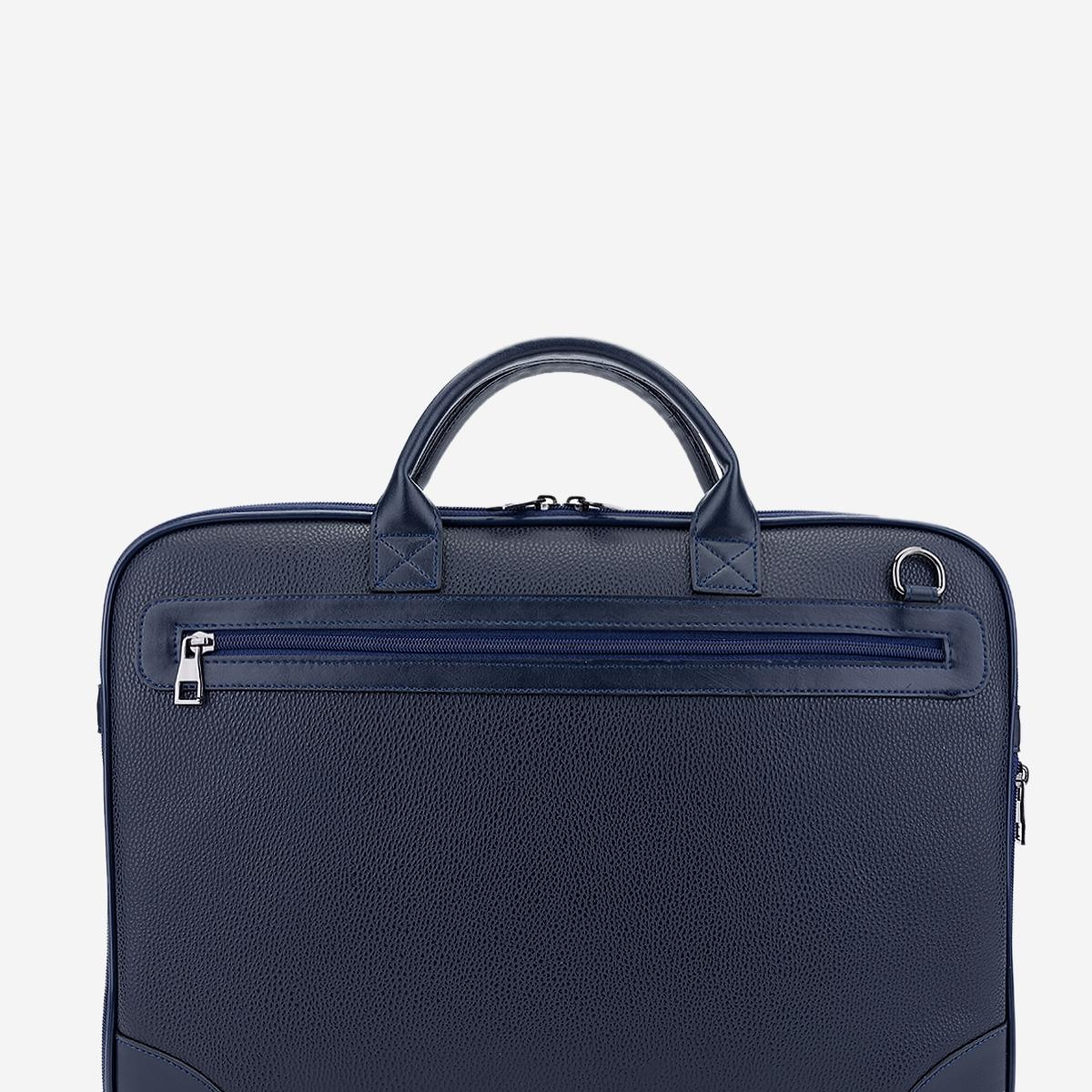 Valmenti Erkek Suni Deri Lacivert Evrak Çantası