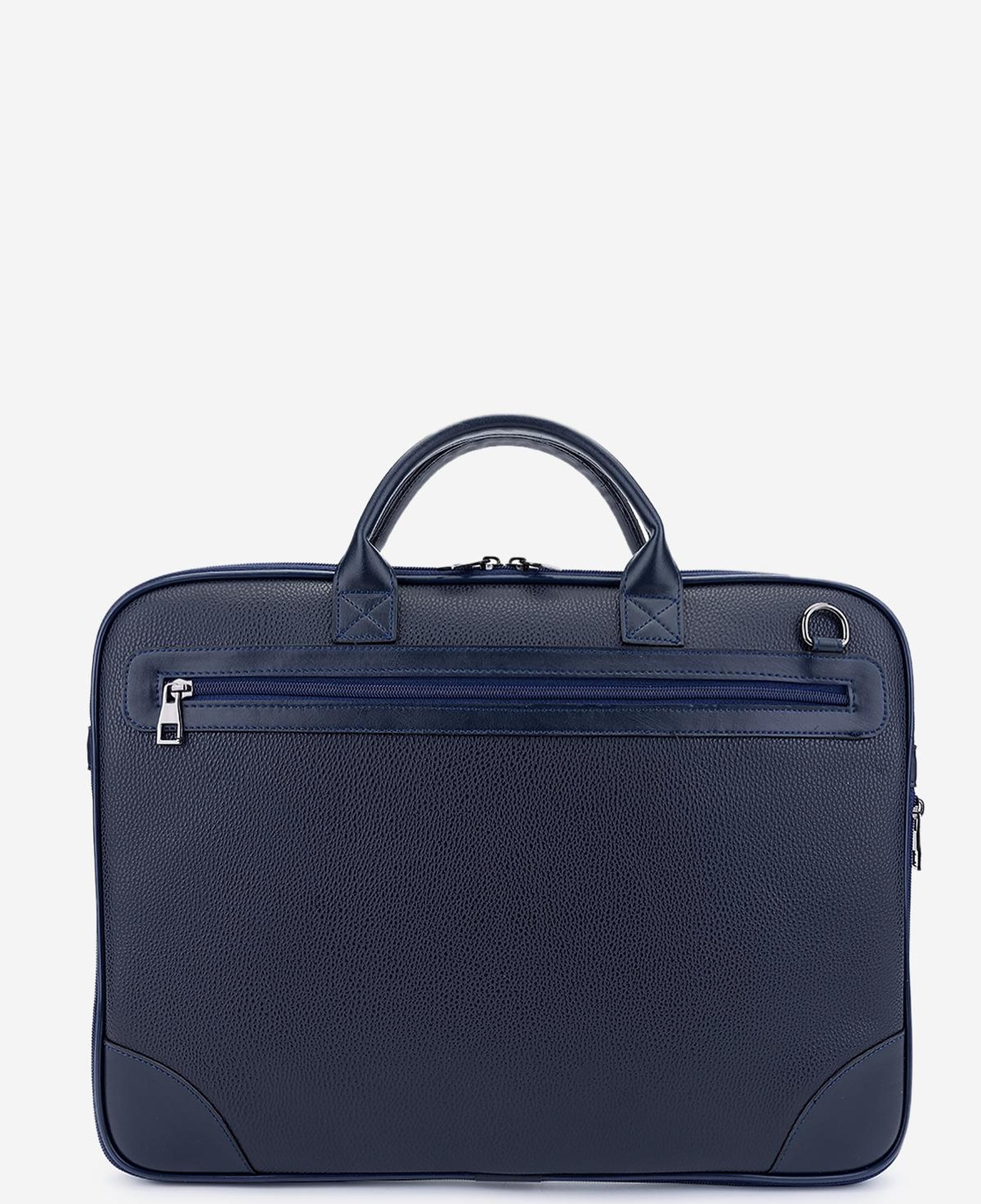 Valmenti Erkek Suni Deri Lacivert Evrak Çantası