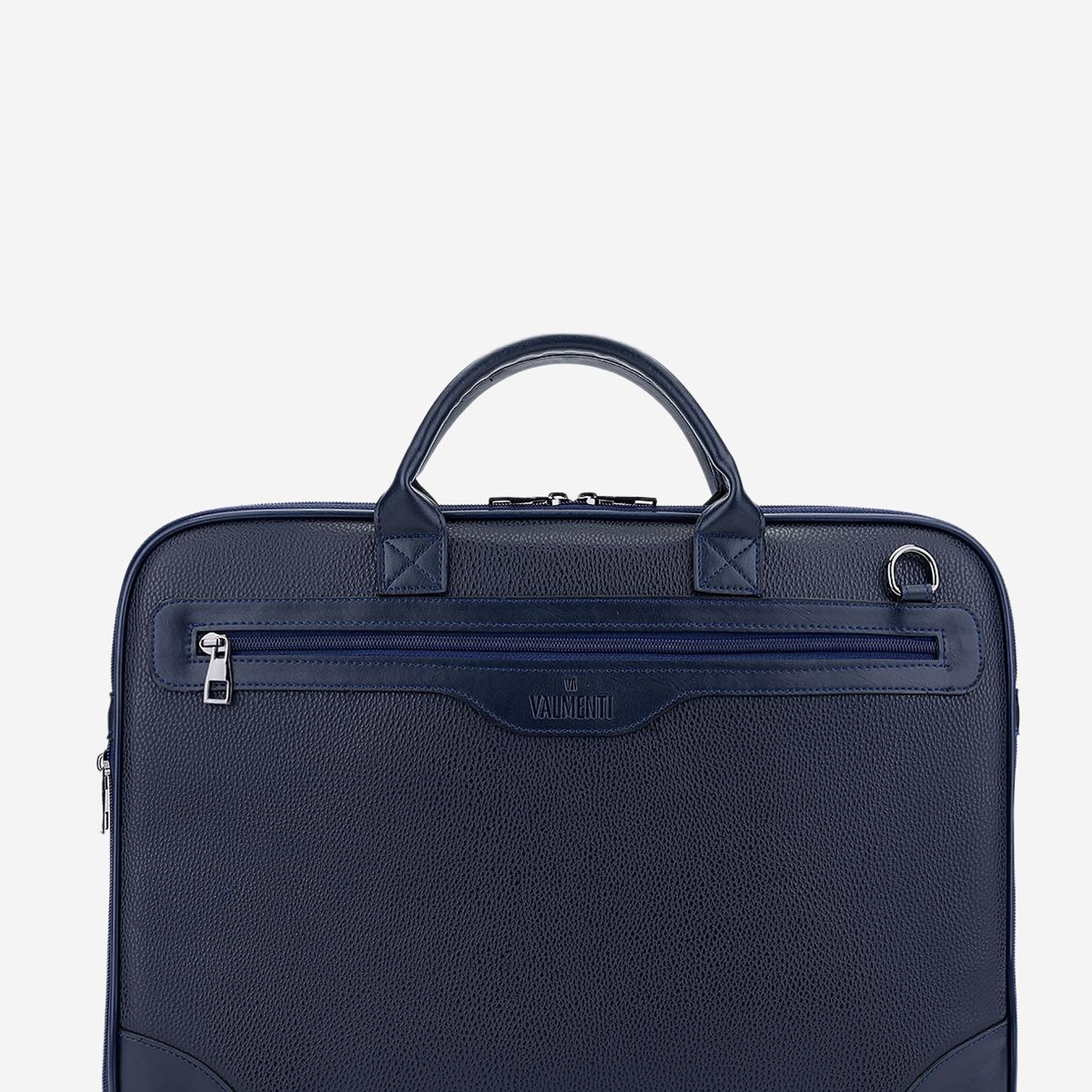 Valmenti Erkek Suni Deri Lacivert Evrak Çantası