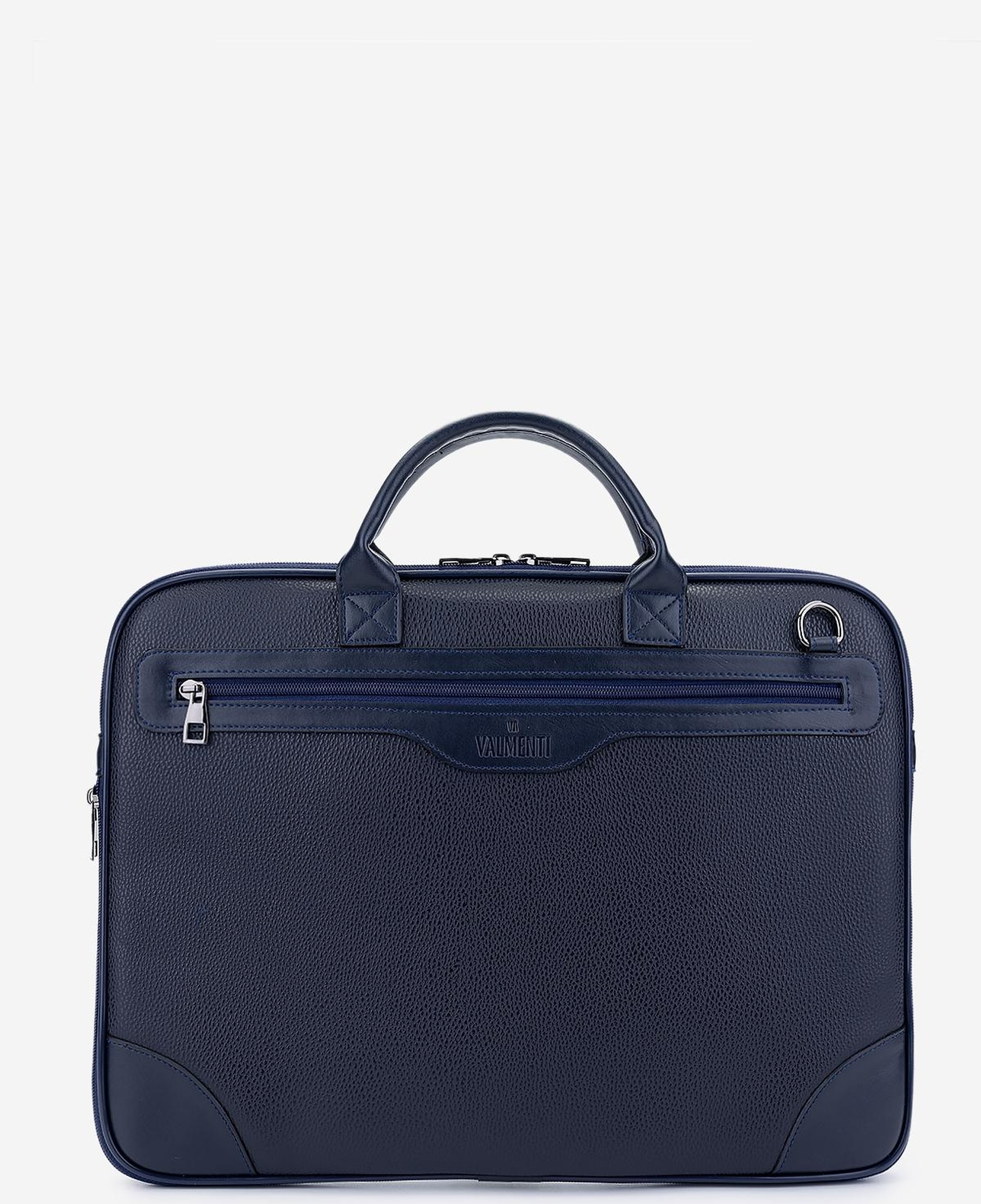 Valmenti Erkek Suni Deri Lacivert Evrak Çantası