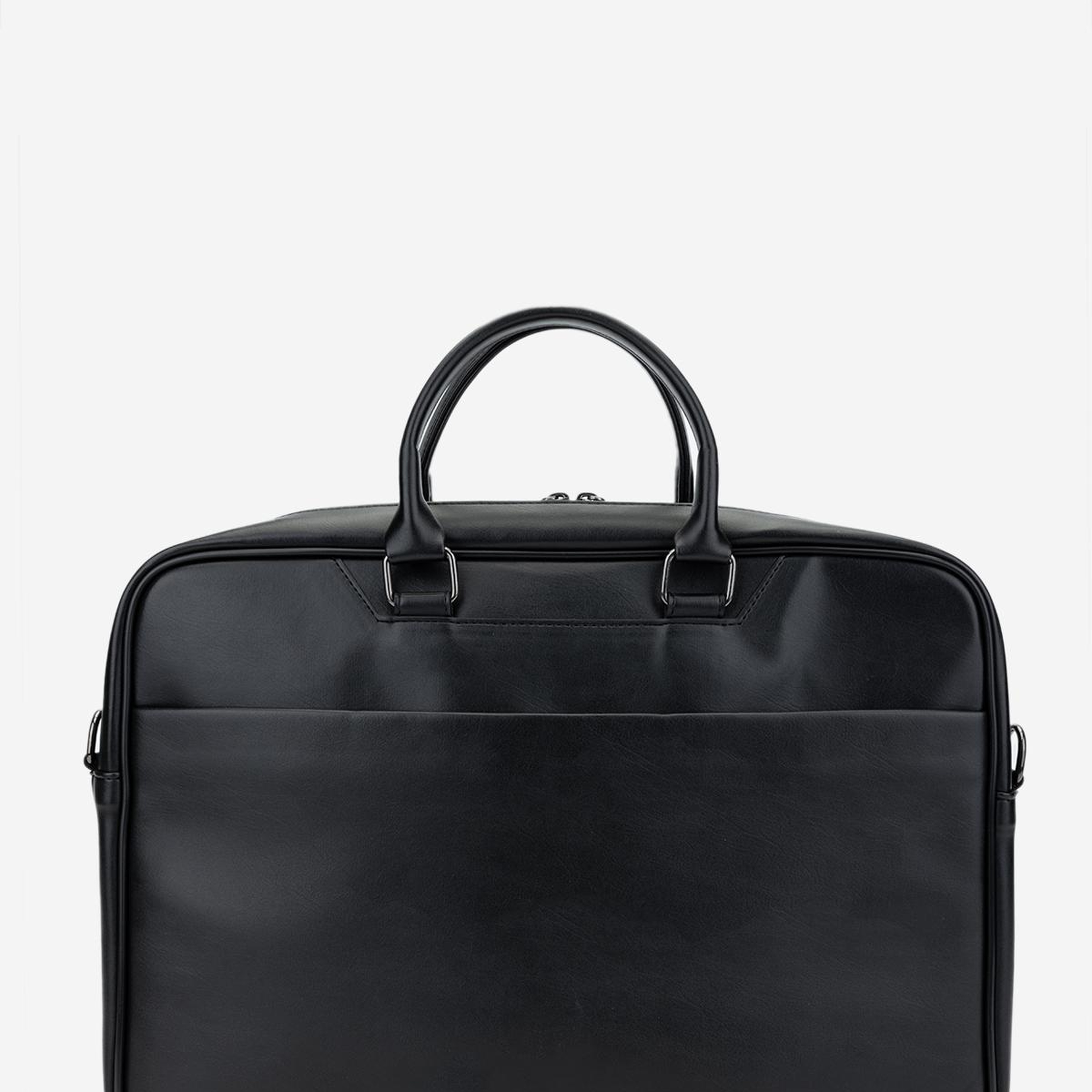 Valmenti Erkek Suni Deri Siyah Evrak Çantası