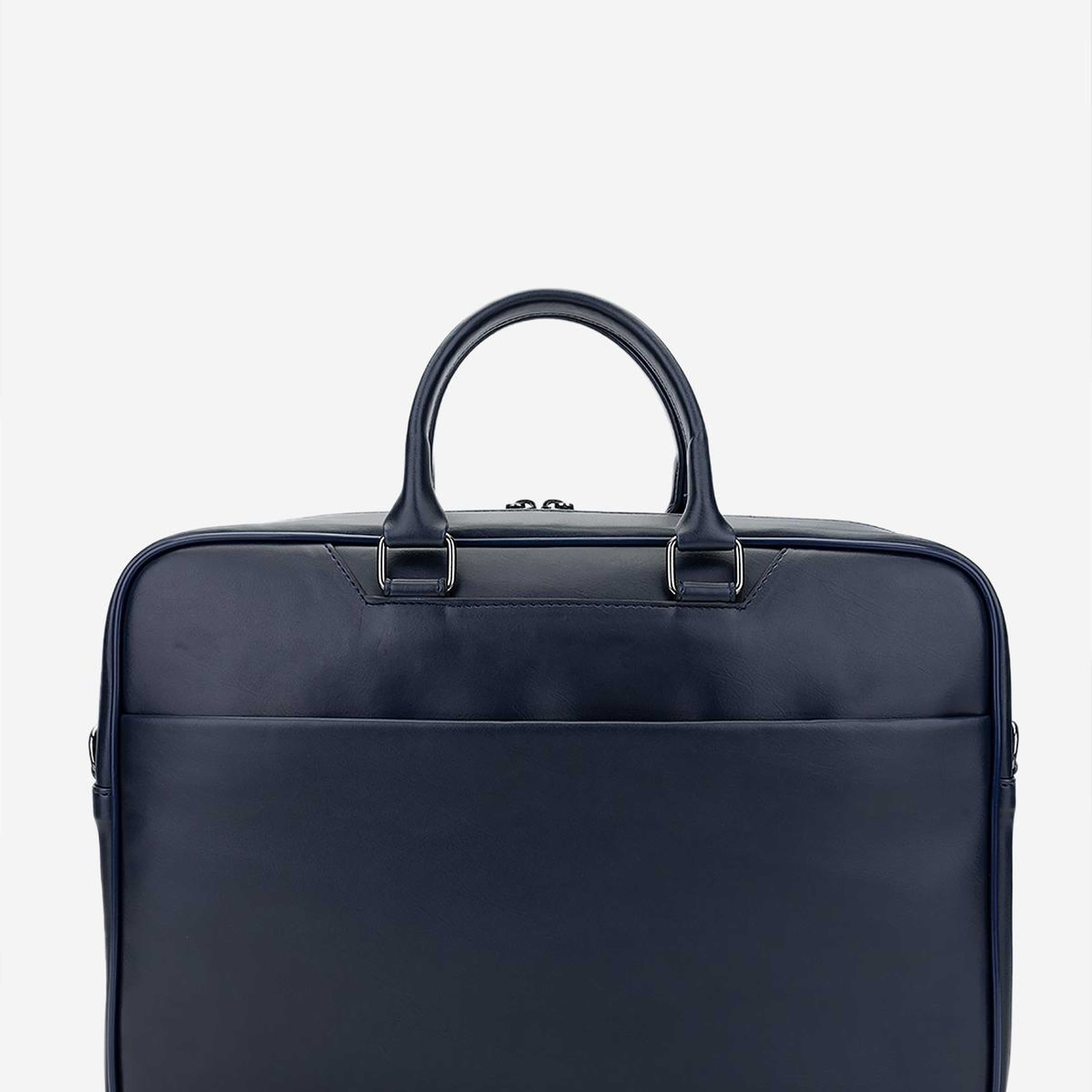 Valmenti Erkek Suni Deri Lacivert Evrak Çantası