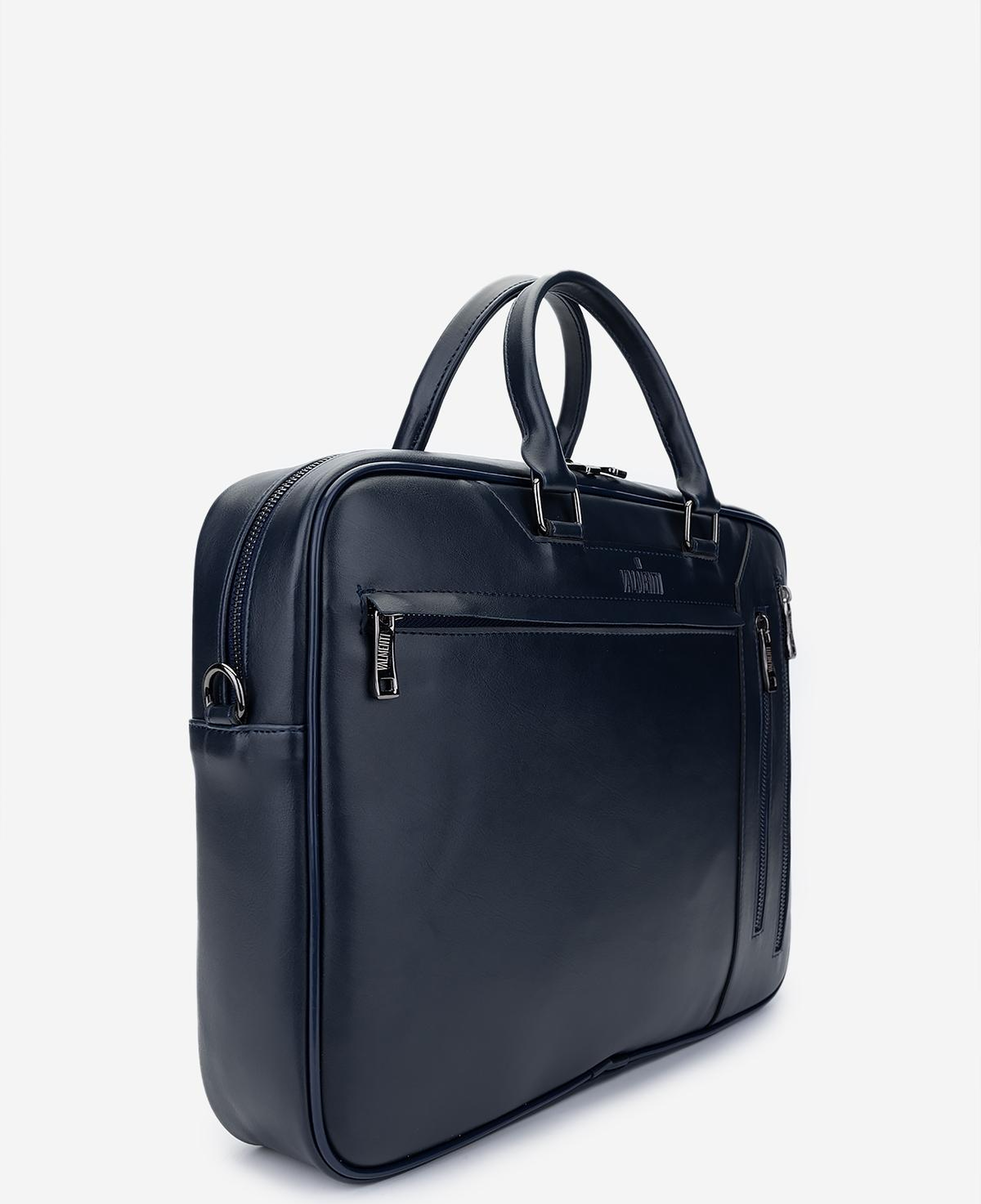 Valmenti Erkek Suni Deri Lacivert Evrak Çantası