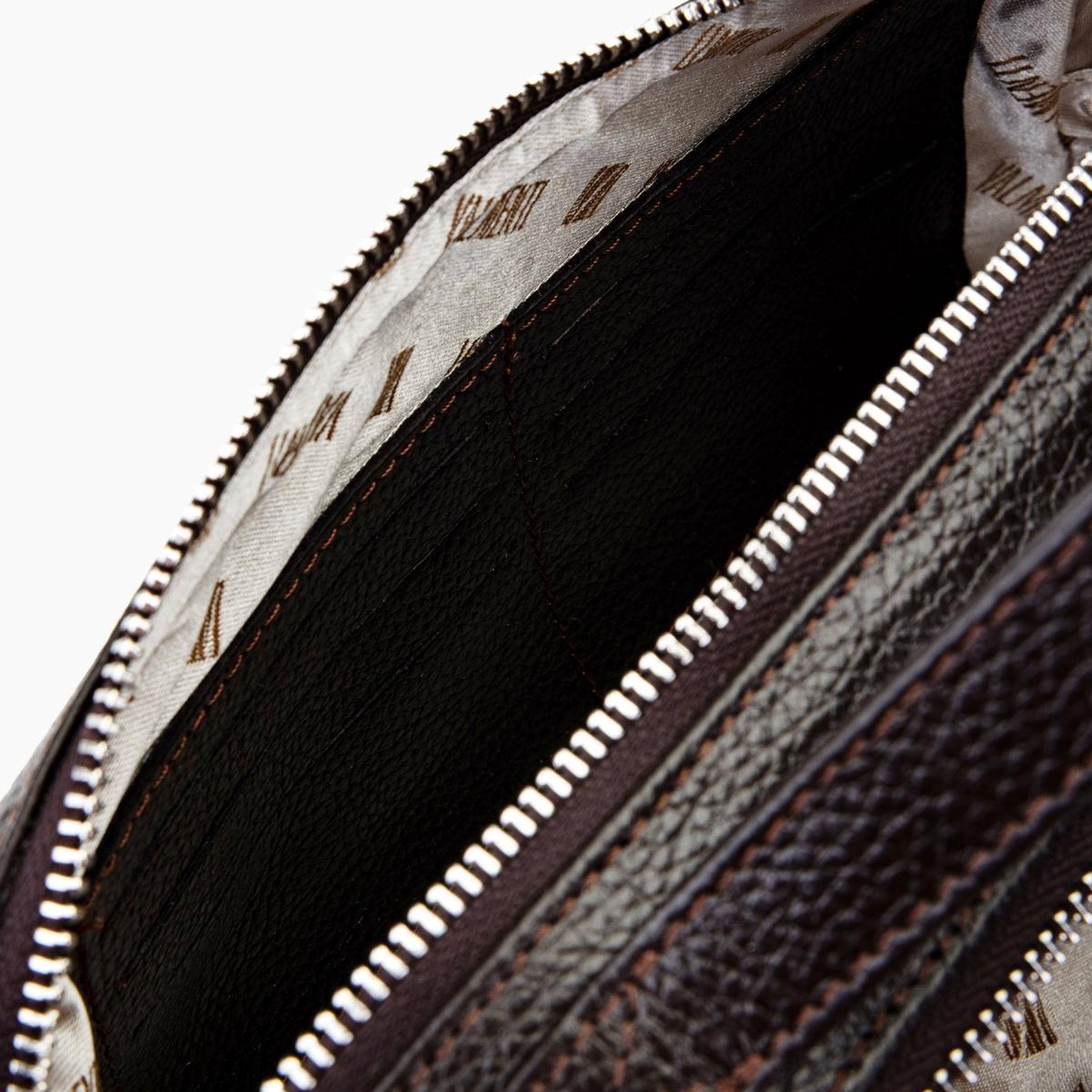 Valmenti Erkek Hakiki Deri Kahverengi El Çantası